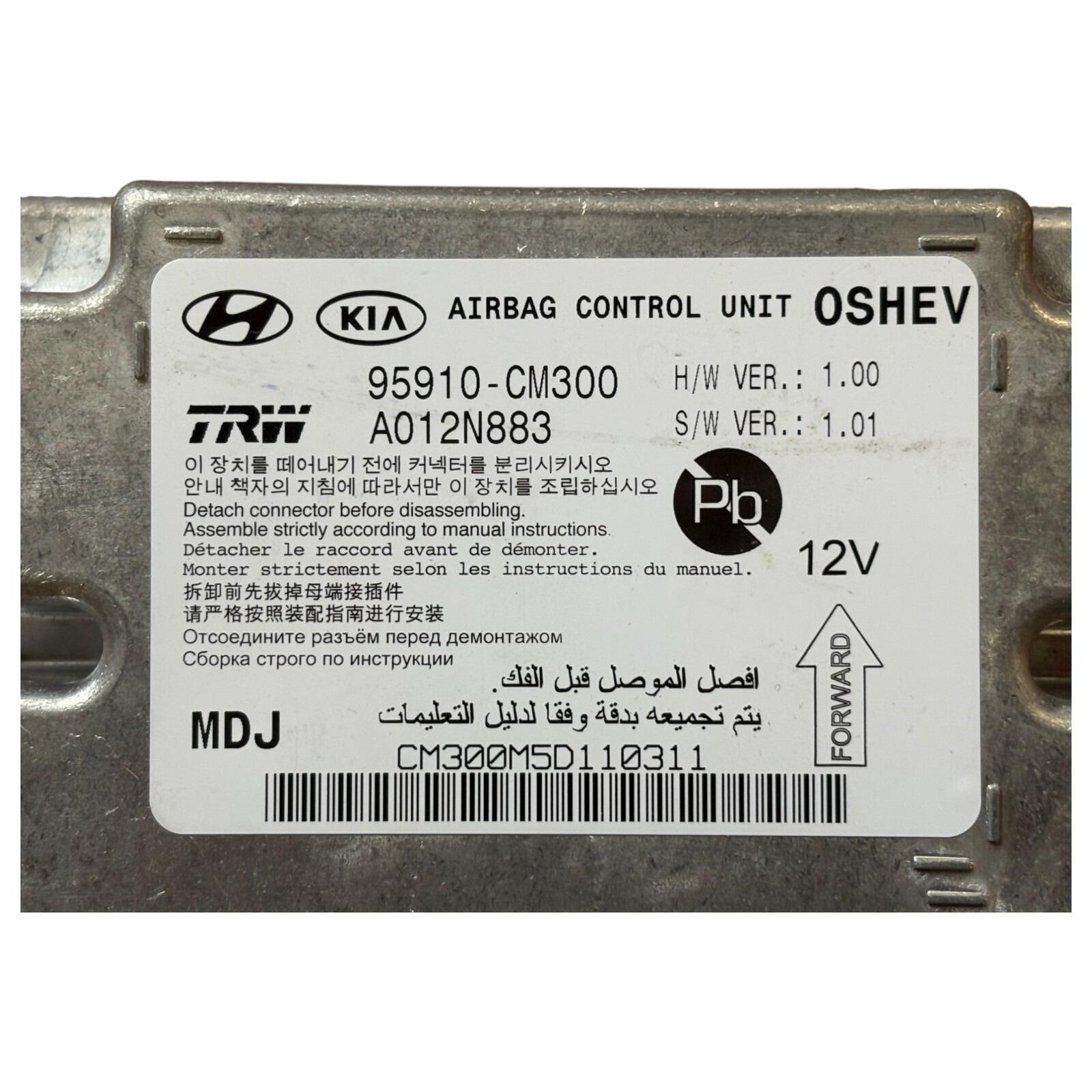 Hyundai Kona | Airbag Control Unit Module | 95910CM300 | GFN