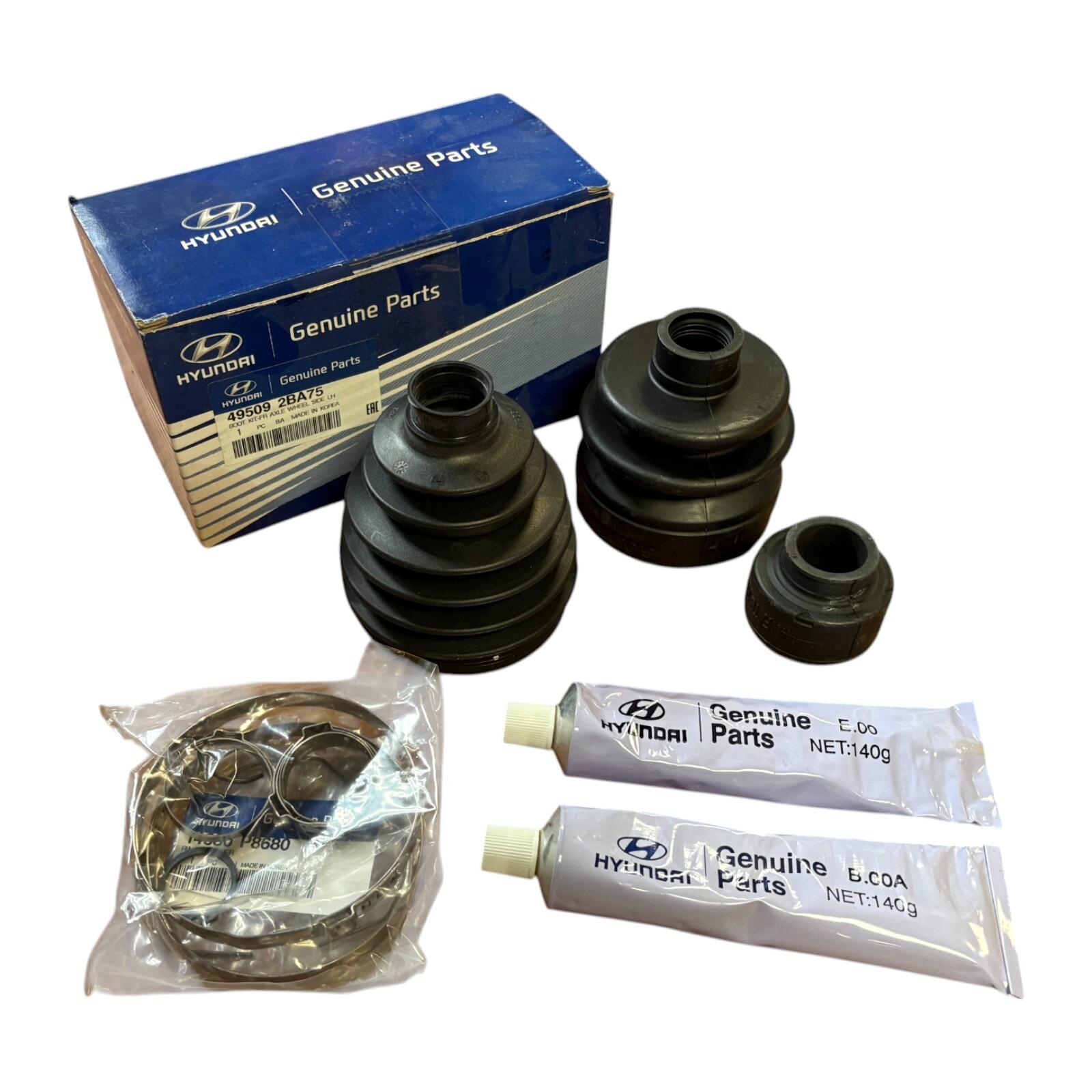Genuine Hyundai Santa Fe (10) LH NS Front CV Boot kit 495092BA75