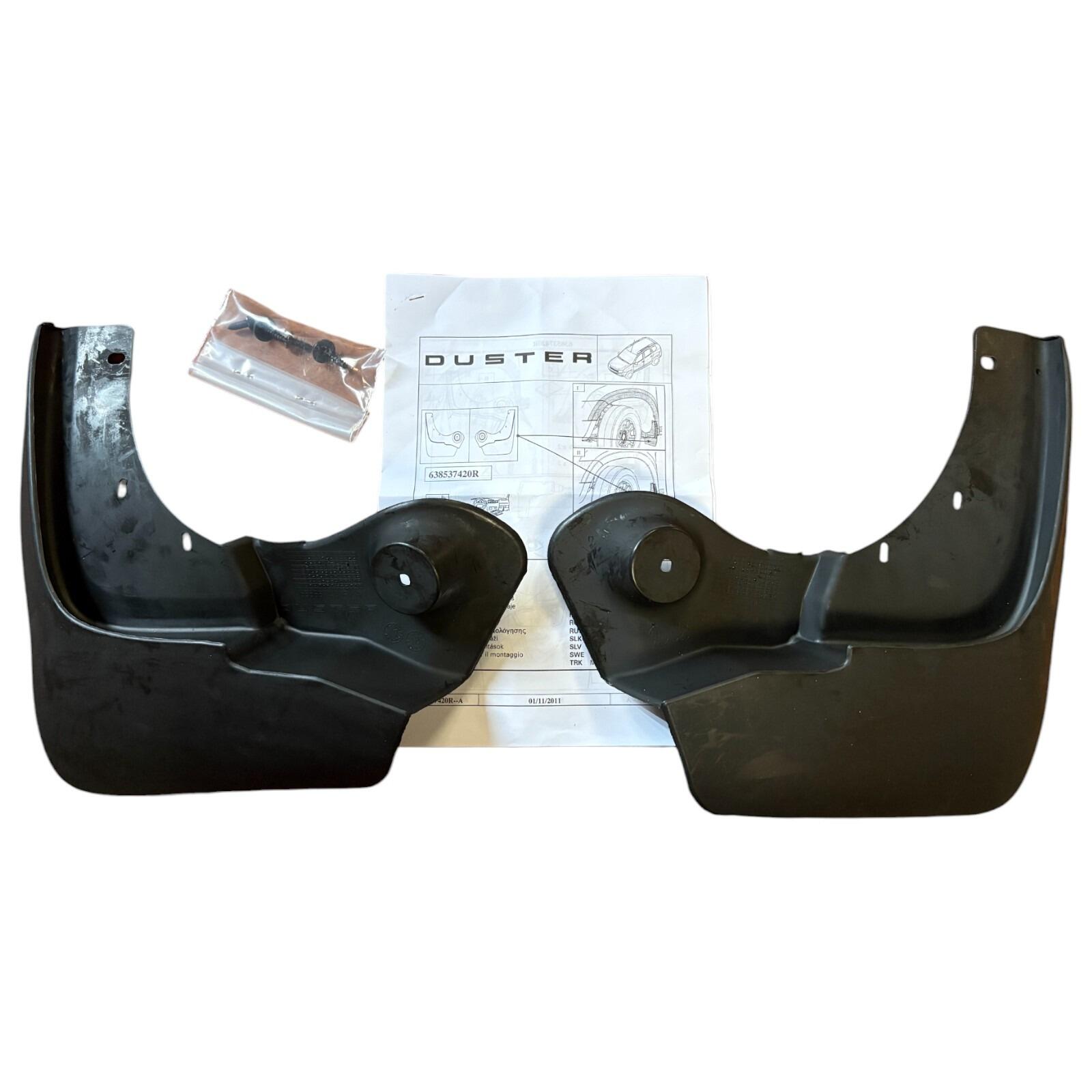 Genuine Renault Dacia Duster Front mudflaps 638537420R