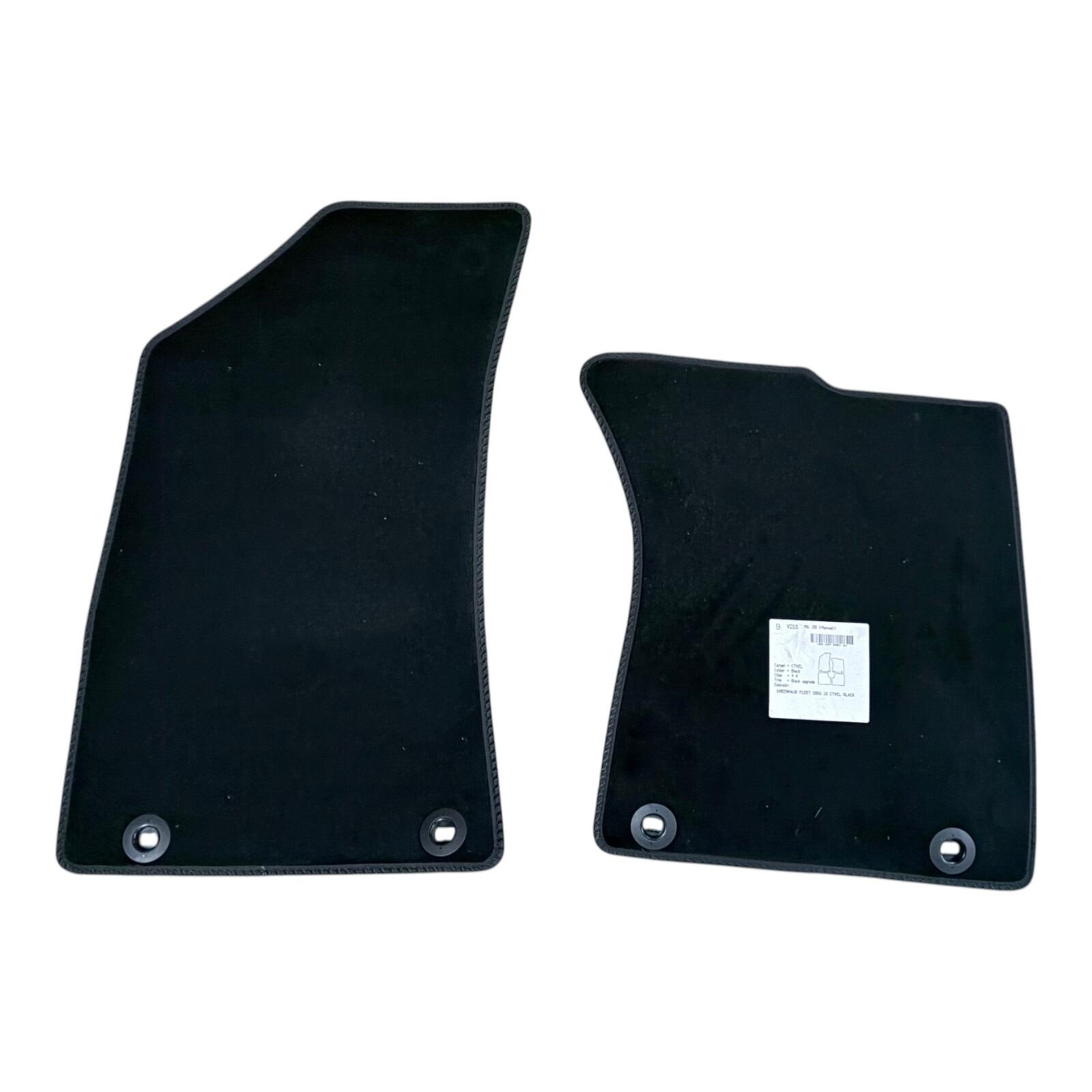 Velour Mat fits MG ZS Manual (Black) no logo — direct-fit aftermarket part (V215)