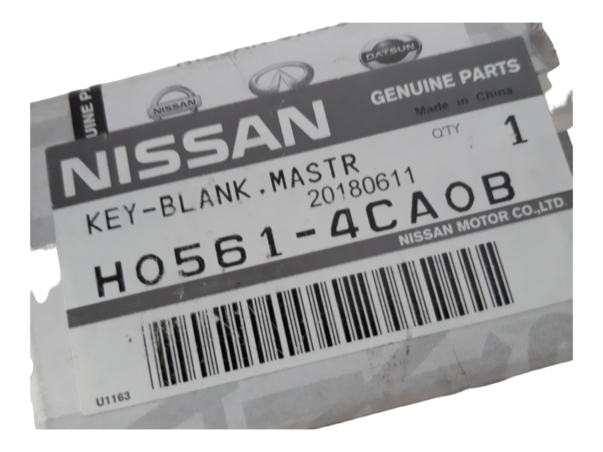 Nissan OEM X-Trail T32 Remote Blank Master Key