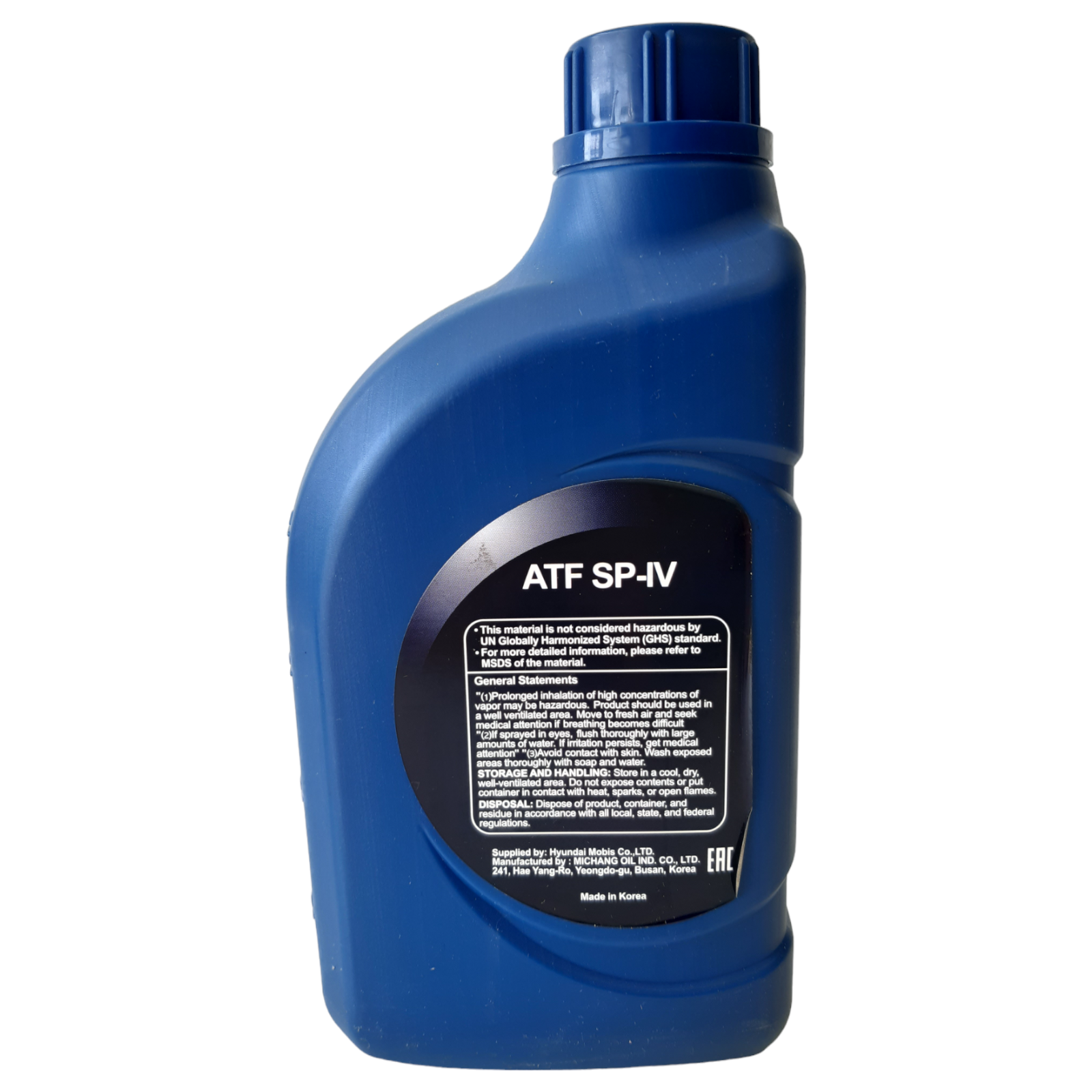 Kia ATF SP IV Automatic Transmission Fluid 1 Litre 0450000115 GFN 