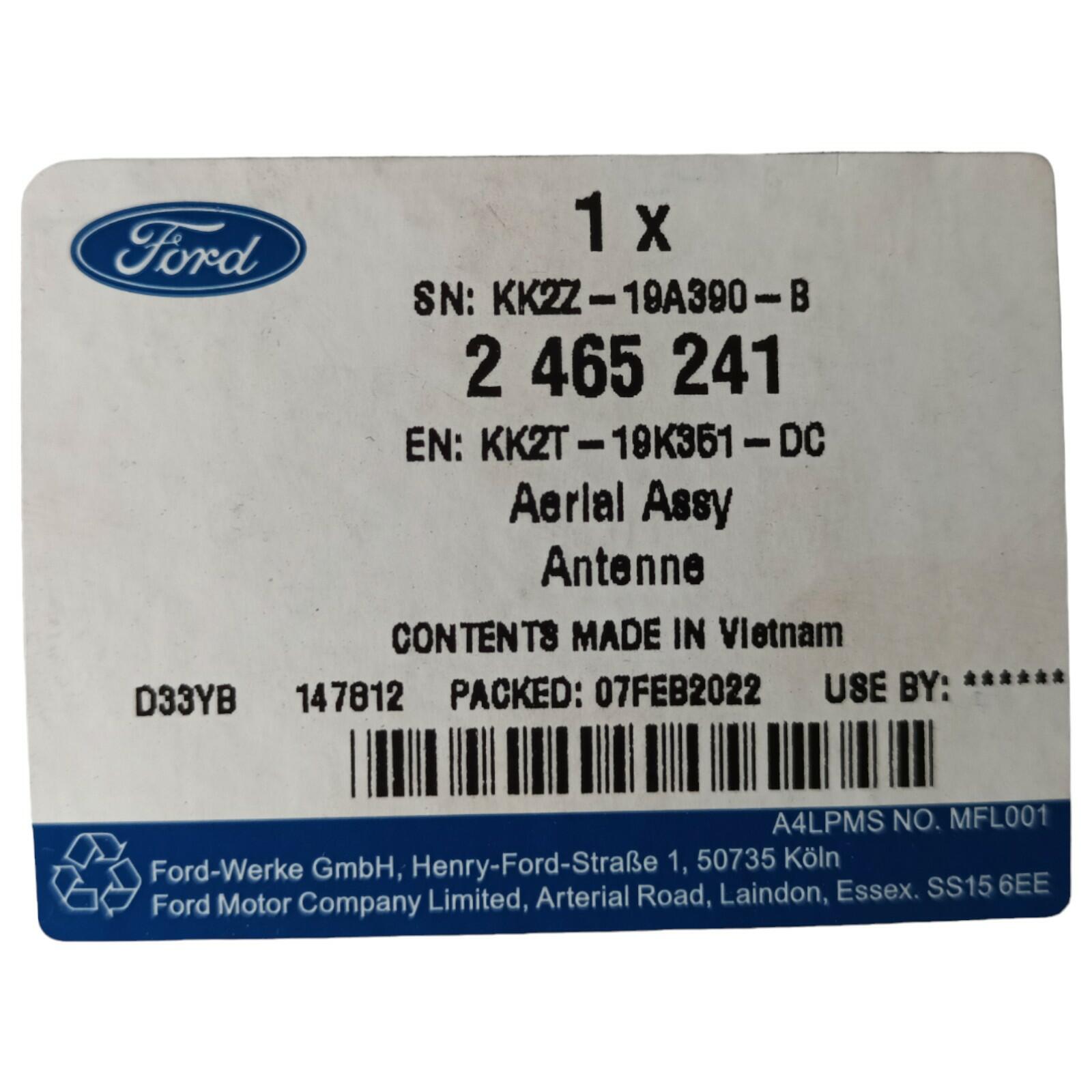 Genuine Ford Transit Custom (TTF) Aerial GPS antenna assembly 2465241 ...