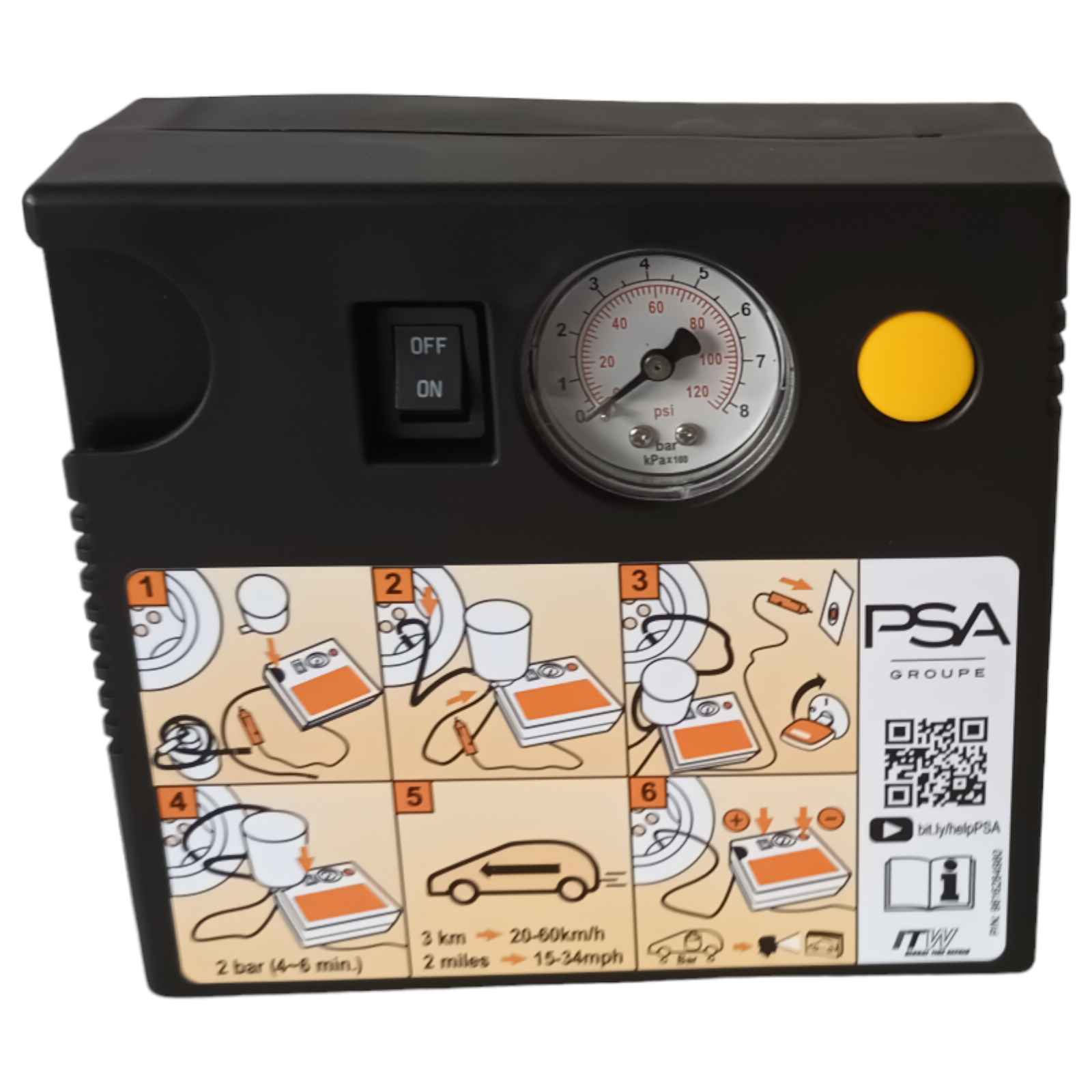 Genuine PSA PEUGEOT CITROEN TYRE AIR COMPRESSOR | 9816284980 – VIN Req