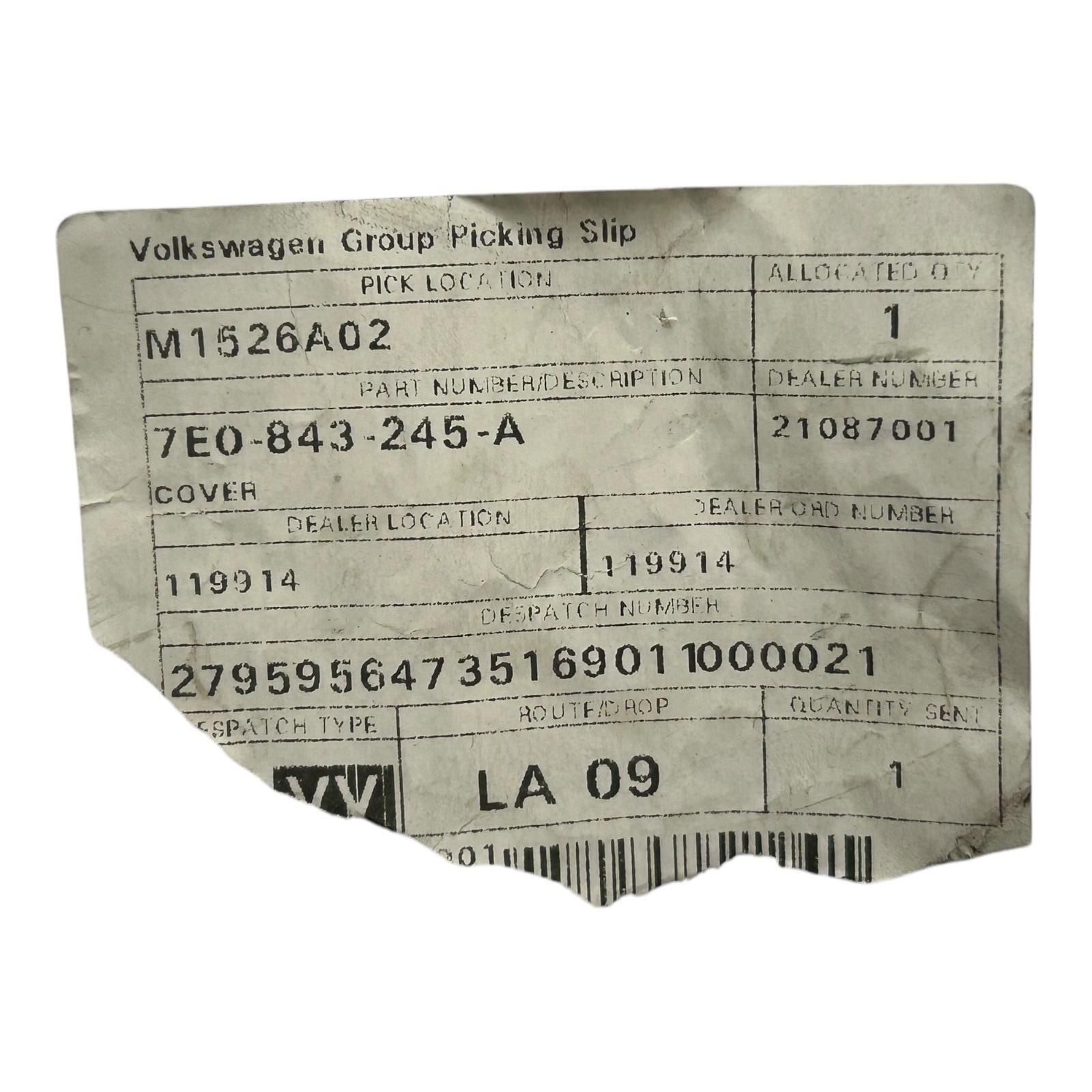 Volkswagen Transporter Side door cover