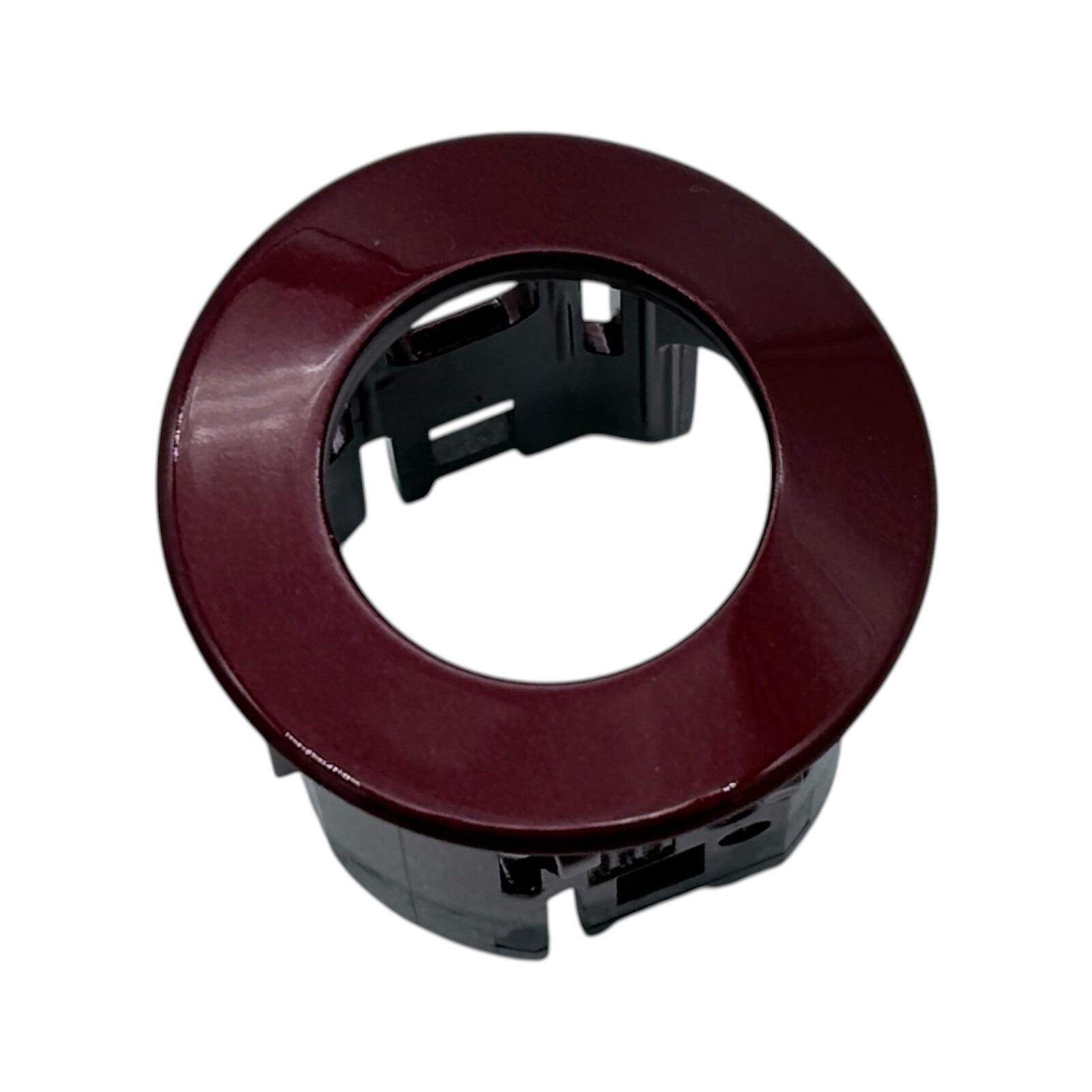285334EA3C — Genuine Nissan Qashqai (J11E) Front Parking Sensor Cover (Burgundy), factory-specification unit