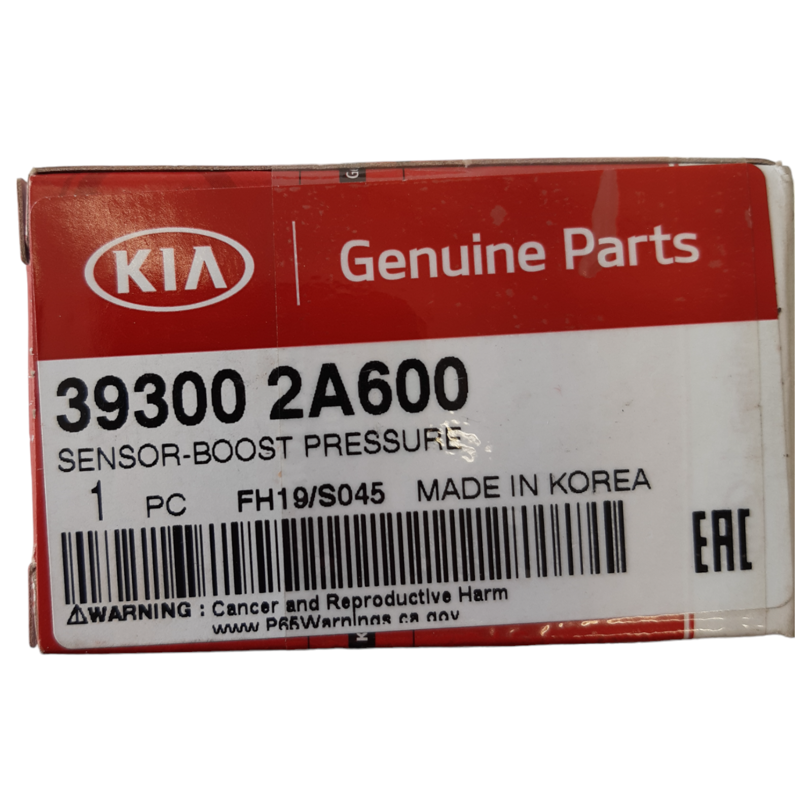 Genuine Kia Forte / Soul Boost Pressure Sensor Assembly 393002A600