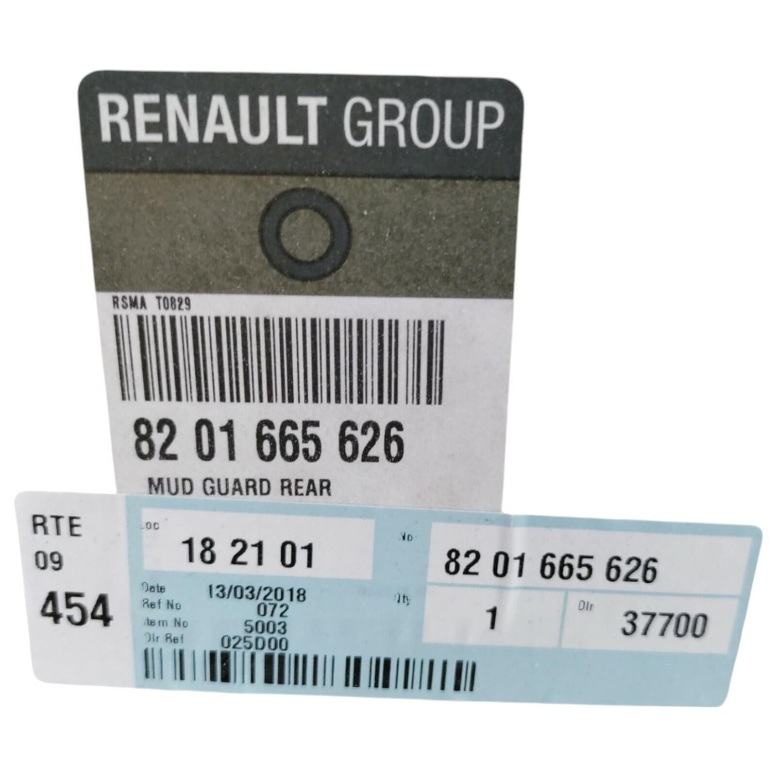 Genuine Renault Koleos (QM6) Rear mudguard set 8201665626 | Genuine OE