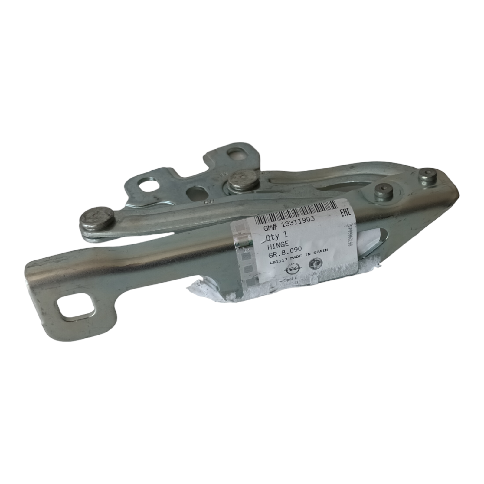 Genuine Vauxhall Corsa D / E RH OS Bonnet Hinge — OEM-grade replacement — part number 13311903