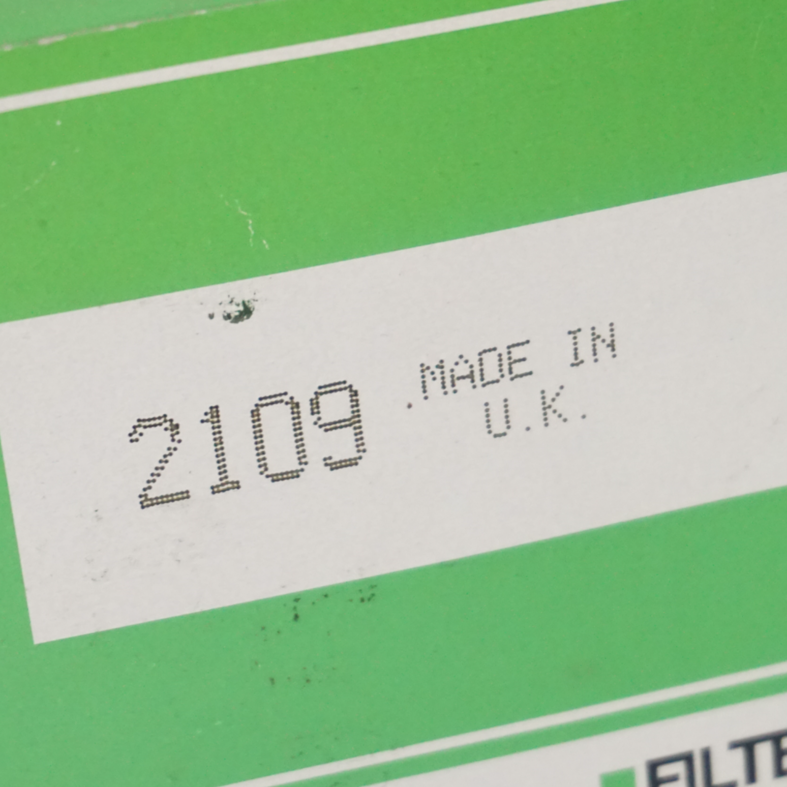 Replacement Crosland Oil Filter — part number 2109