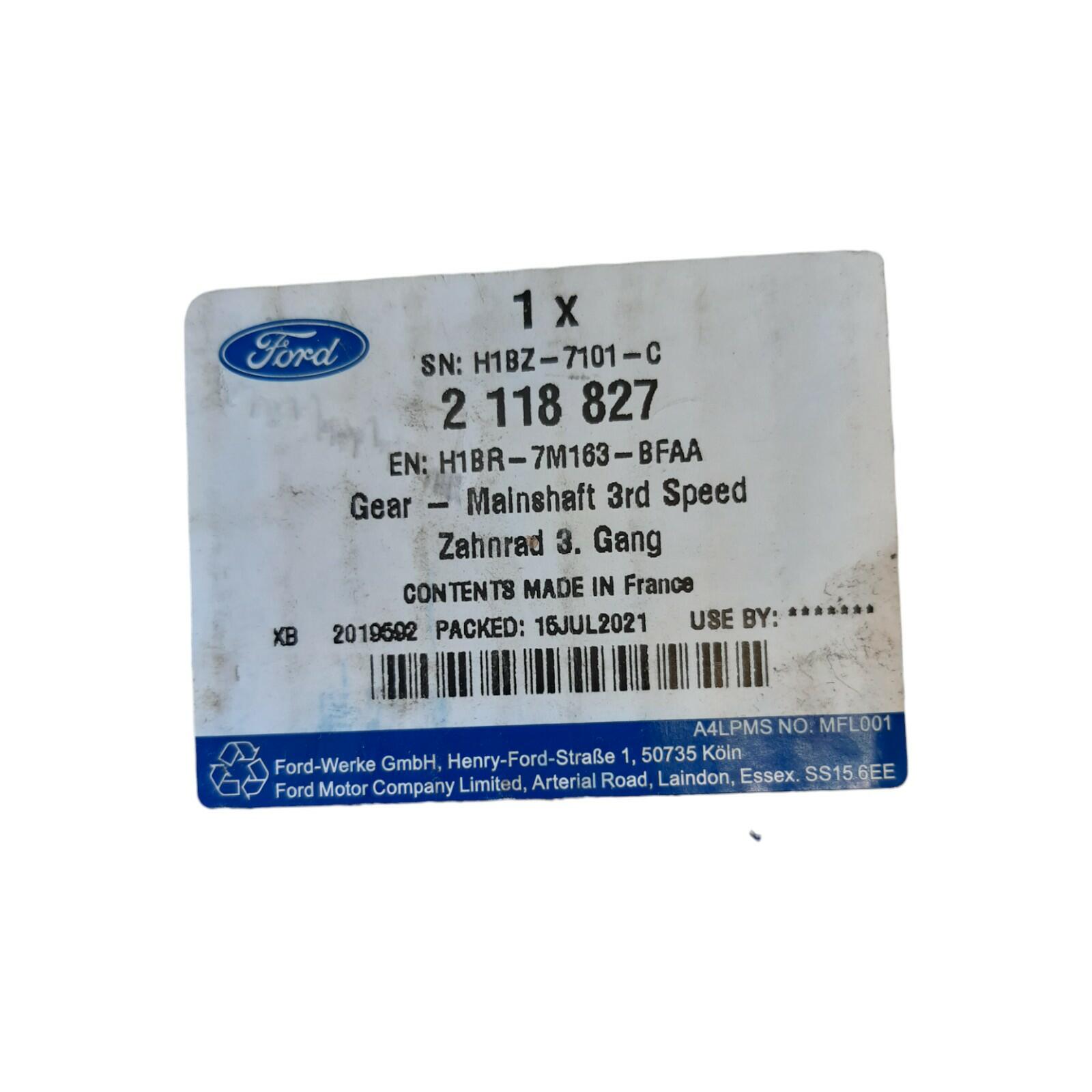 Genuine Ford Mainshaft 3rd speed gear 2118827 – VIN Required | Genuine
