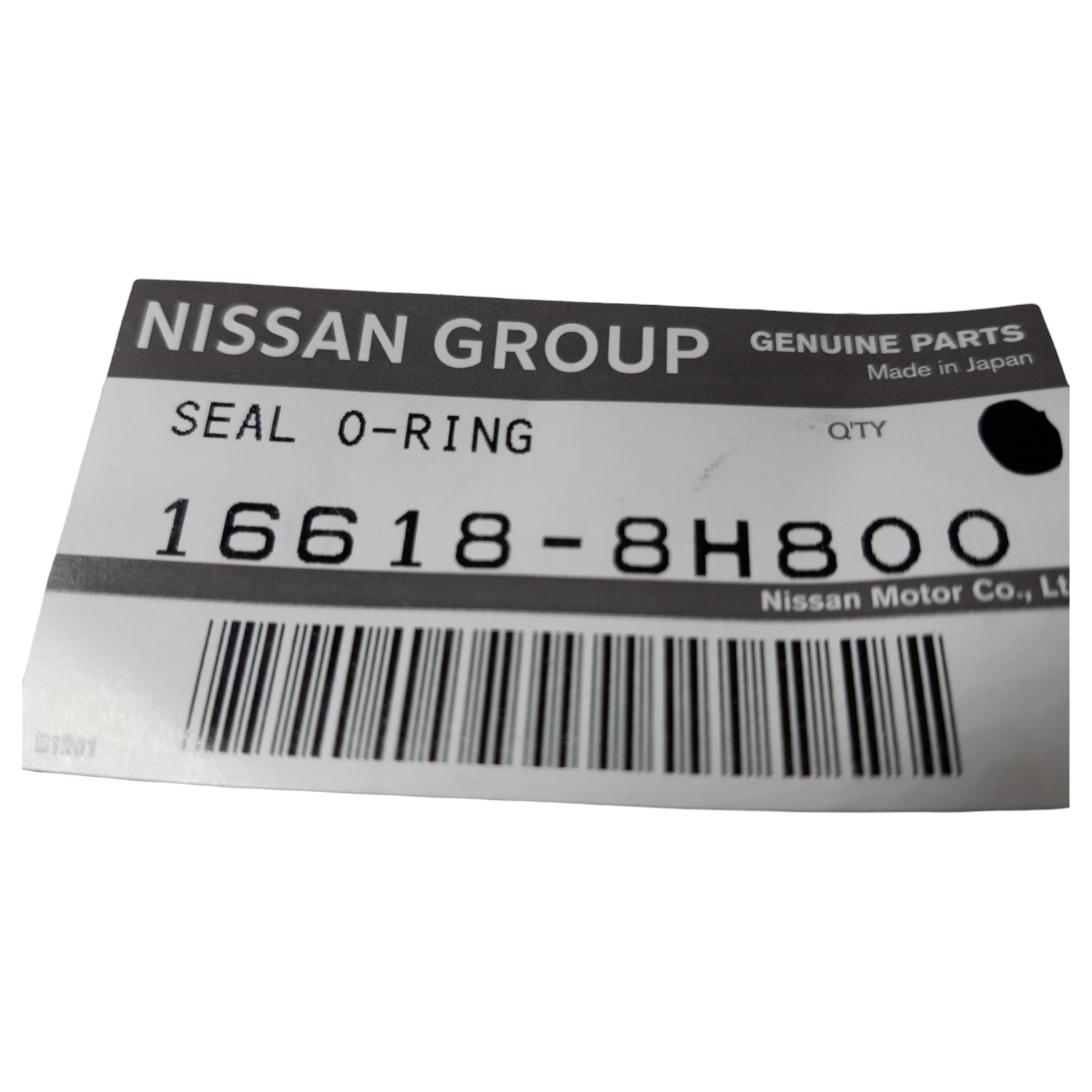 Genuine Nissan Navara Injector oil seal O-ring 166188H800