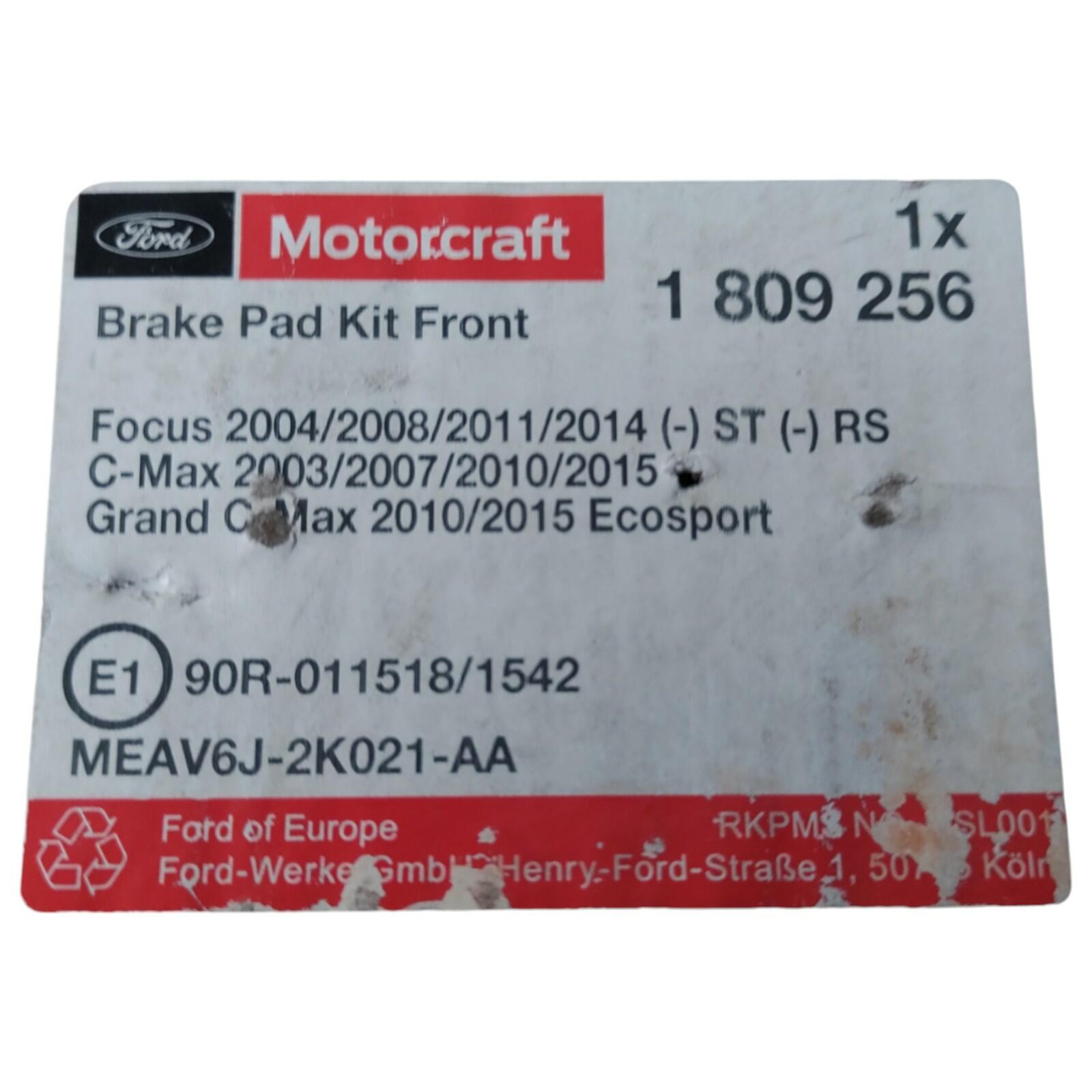 Motorcraft Ford C-Max/Ecosport/Focus C-Max Caliper Brake 1809256 – VIN