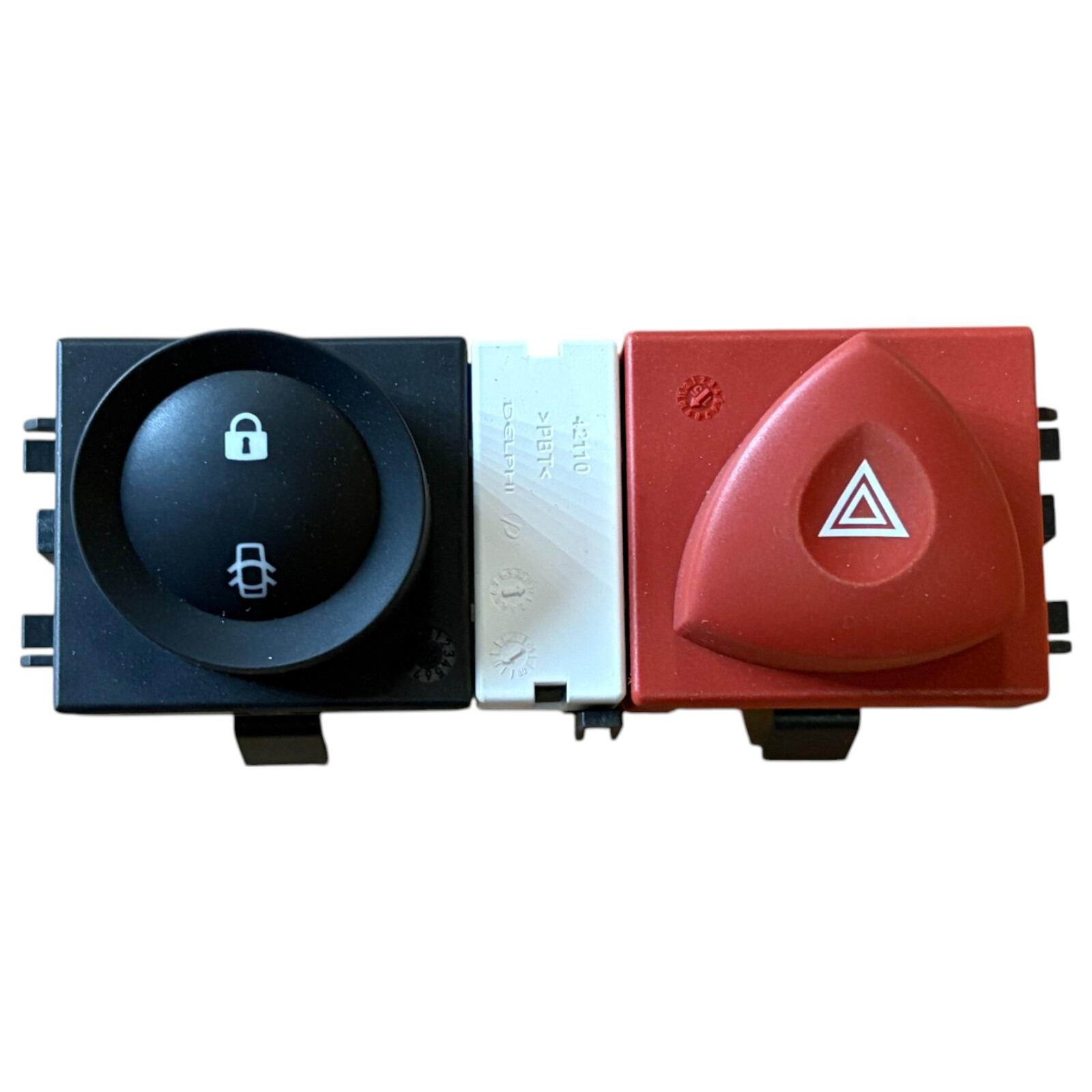 Genuine Renault Megane Scenic (2) Lock and hazard switch 8200407416