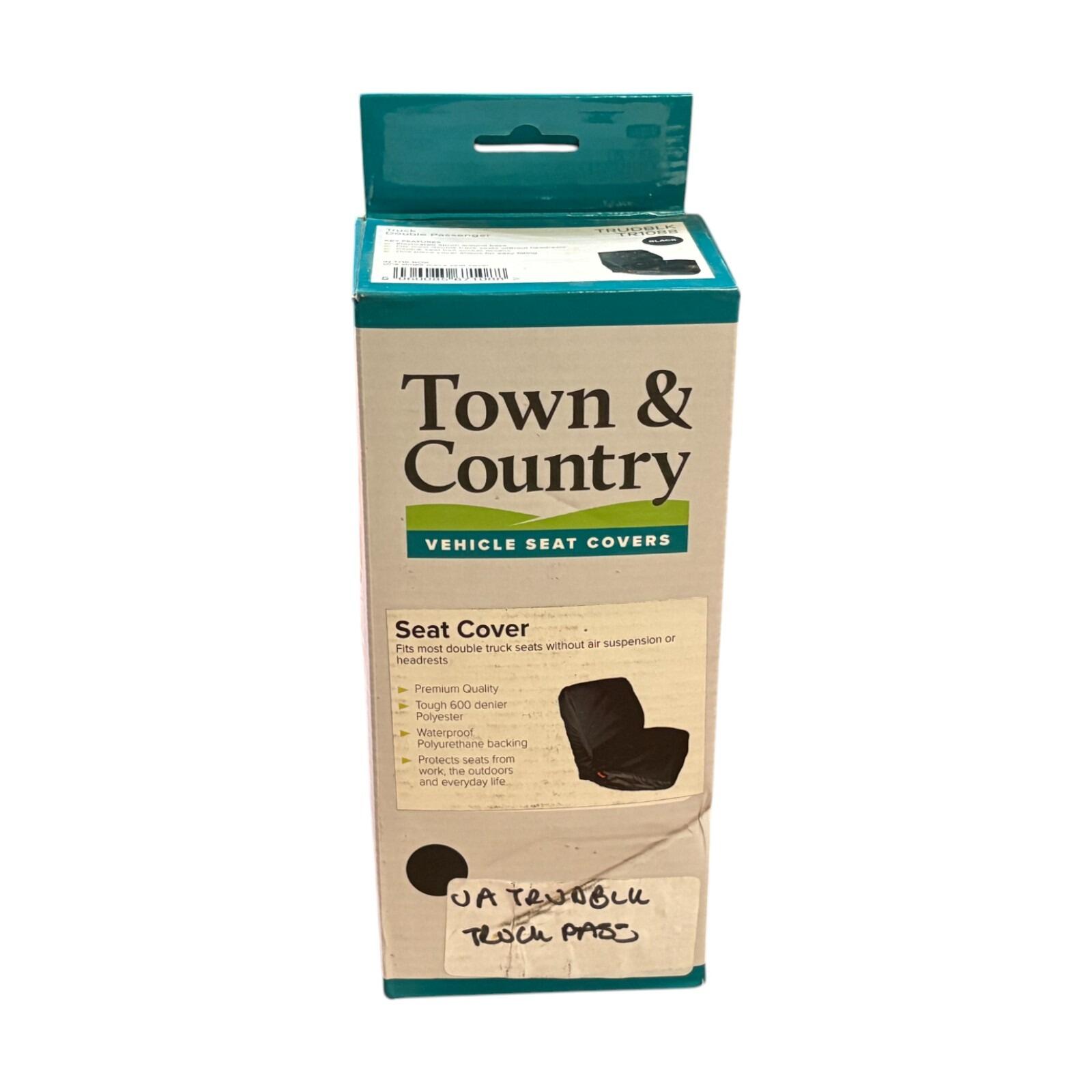 Town & Country Double passenger seat cover (black) TRUDBLK TR1088