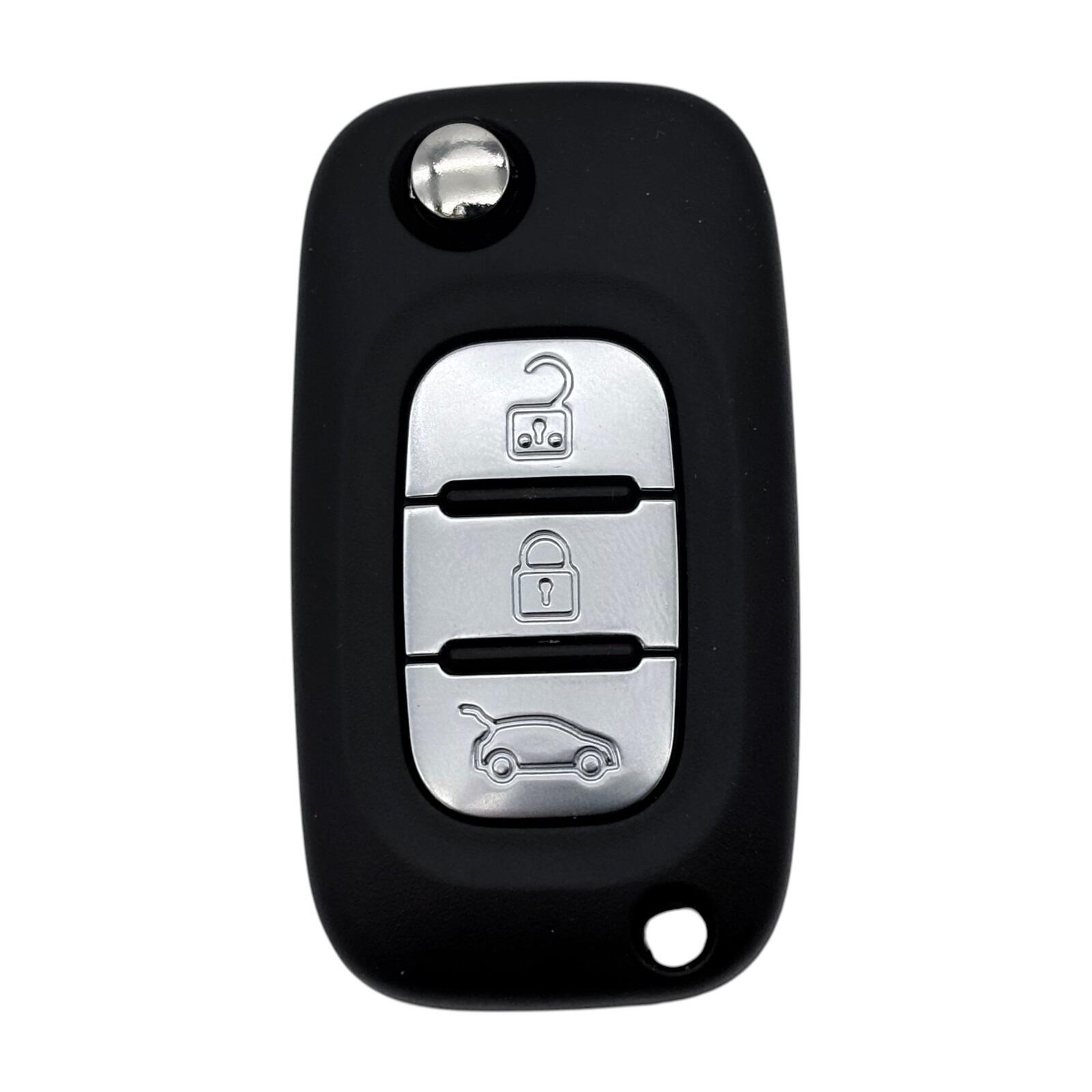 Genuine Renault Clio 3 3-Button Remote Key Fob — OEM-grade replacement — part number 7701210034