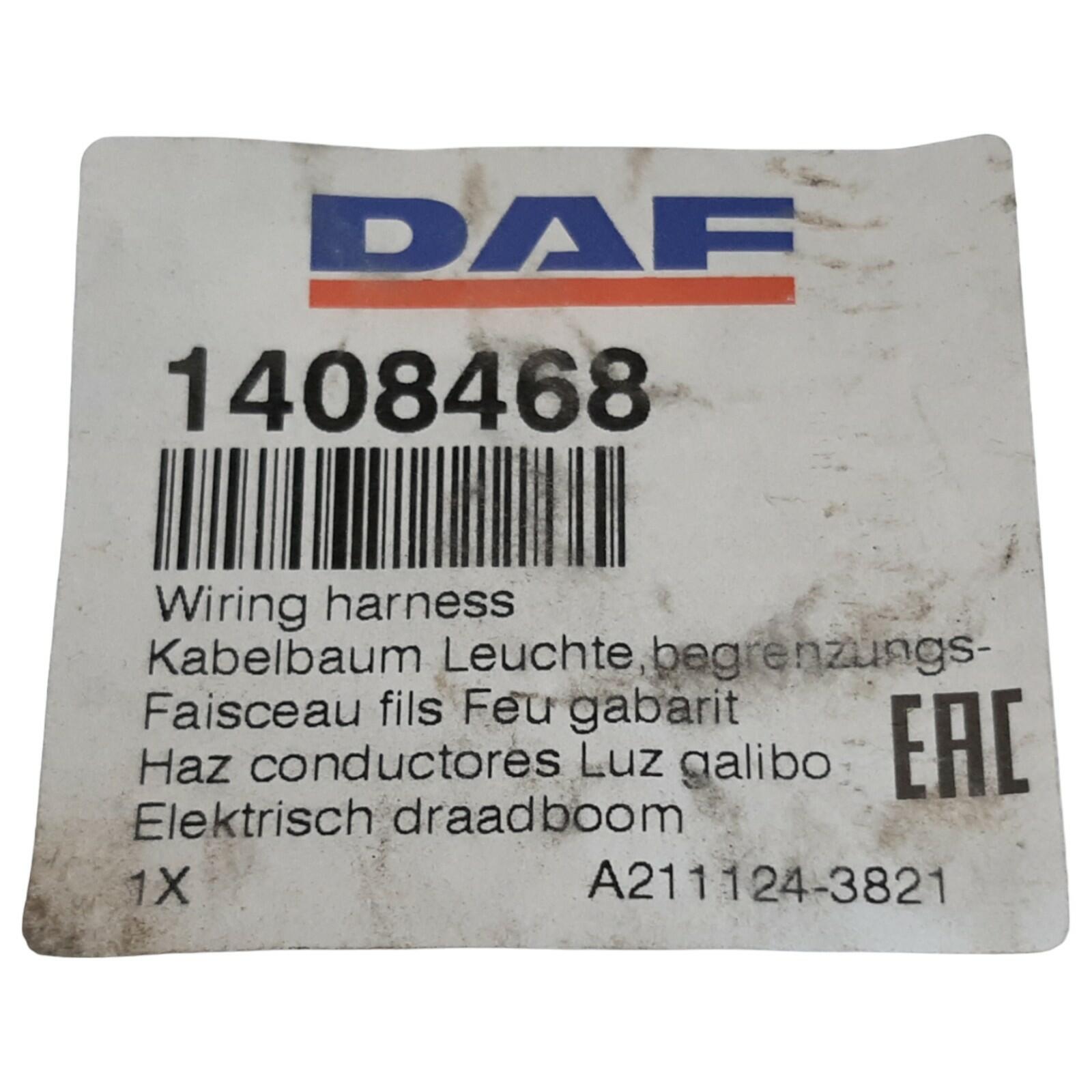 Genuine DAF LF XB Side marker light wiring loom 1408468