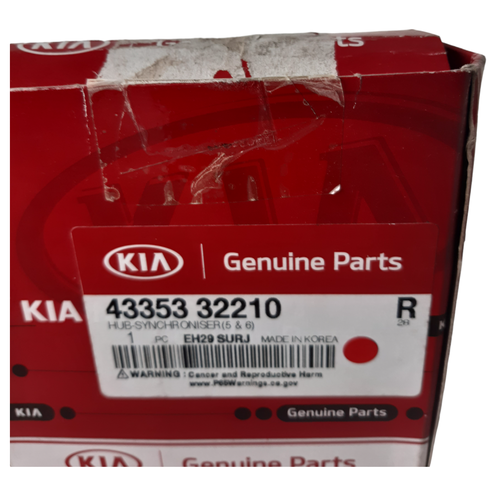 Genuine KIA / Hyundai Hub-synchroniser (5 & 6) 4335332210