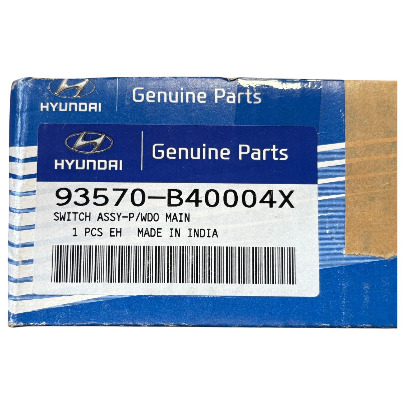 Genuine Hyundai i10 Window master switch 93570B40004X – VIN Required |