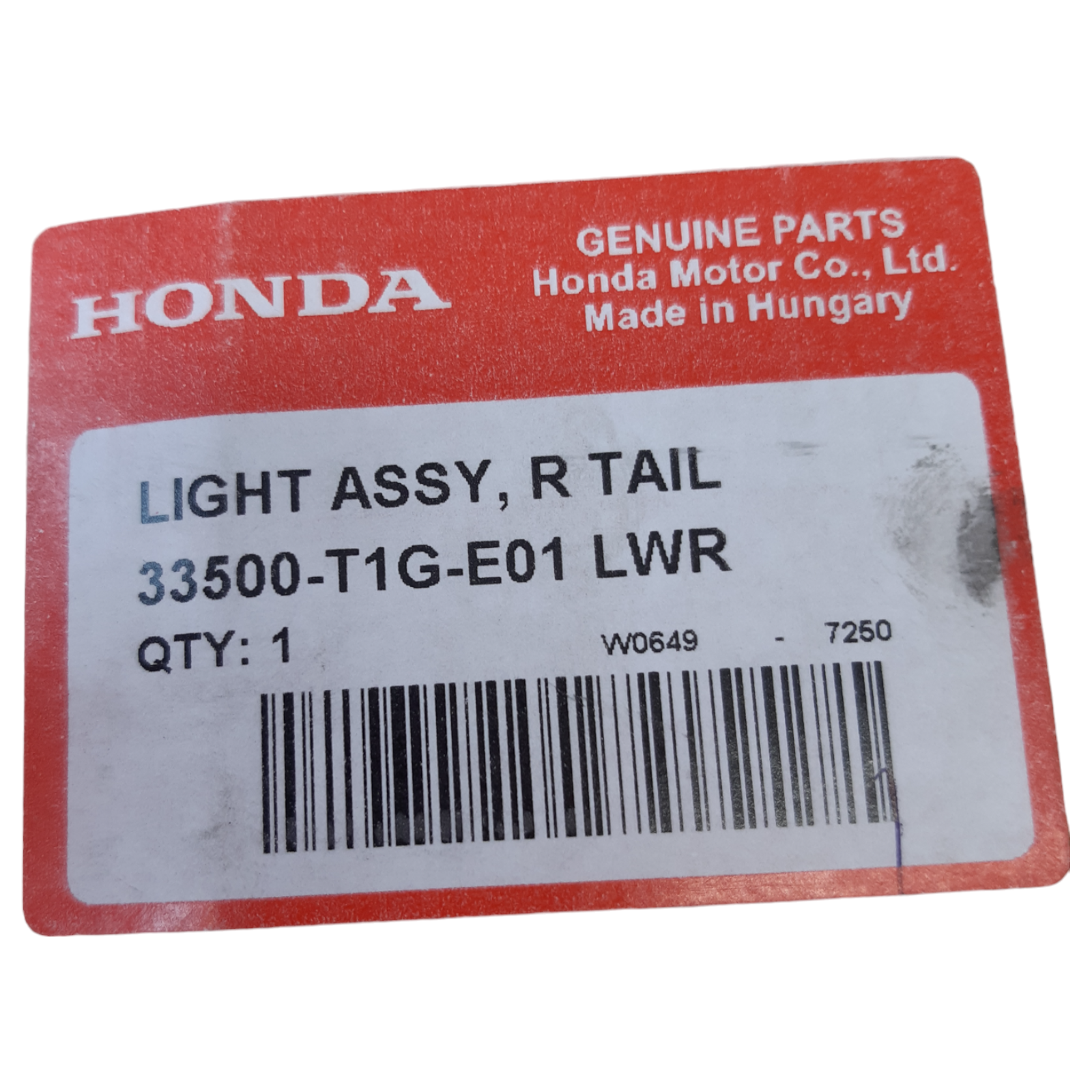 Honda CR V Rear Lamp Light Assembly 33500T1GE01 GFN Parts honda-cr-v-rear-lamp-light-assembly-33500t1ge01-gfn-parts