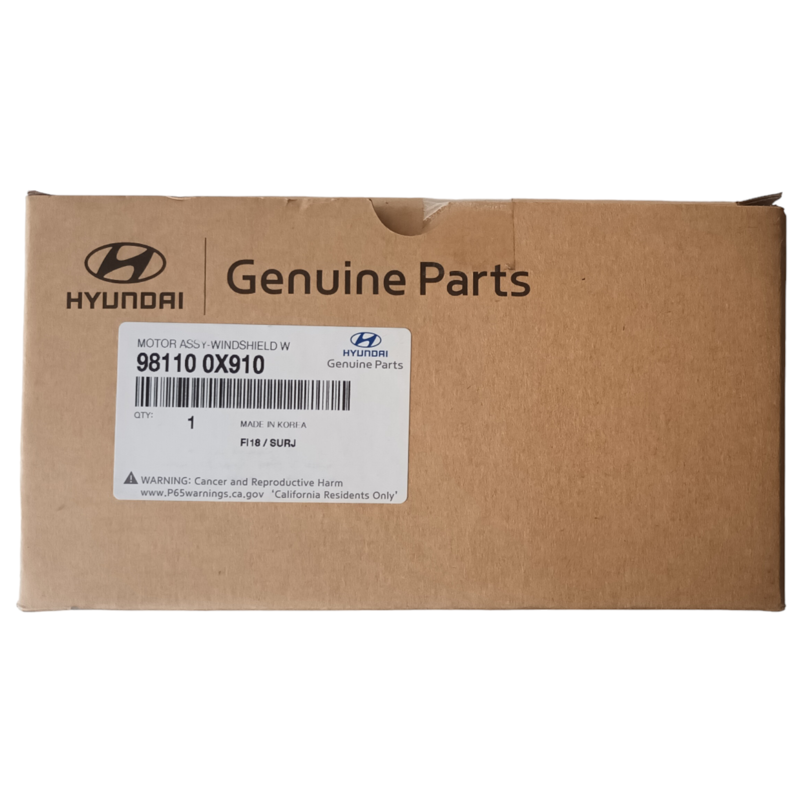Hyundai i10 | Windscreen Wiper Motor Assembly | 981100X910 | GFN Parts