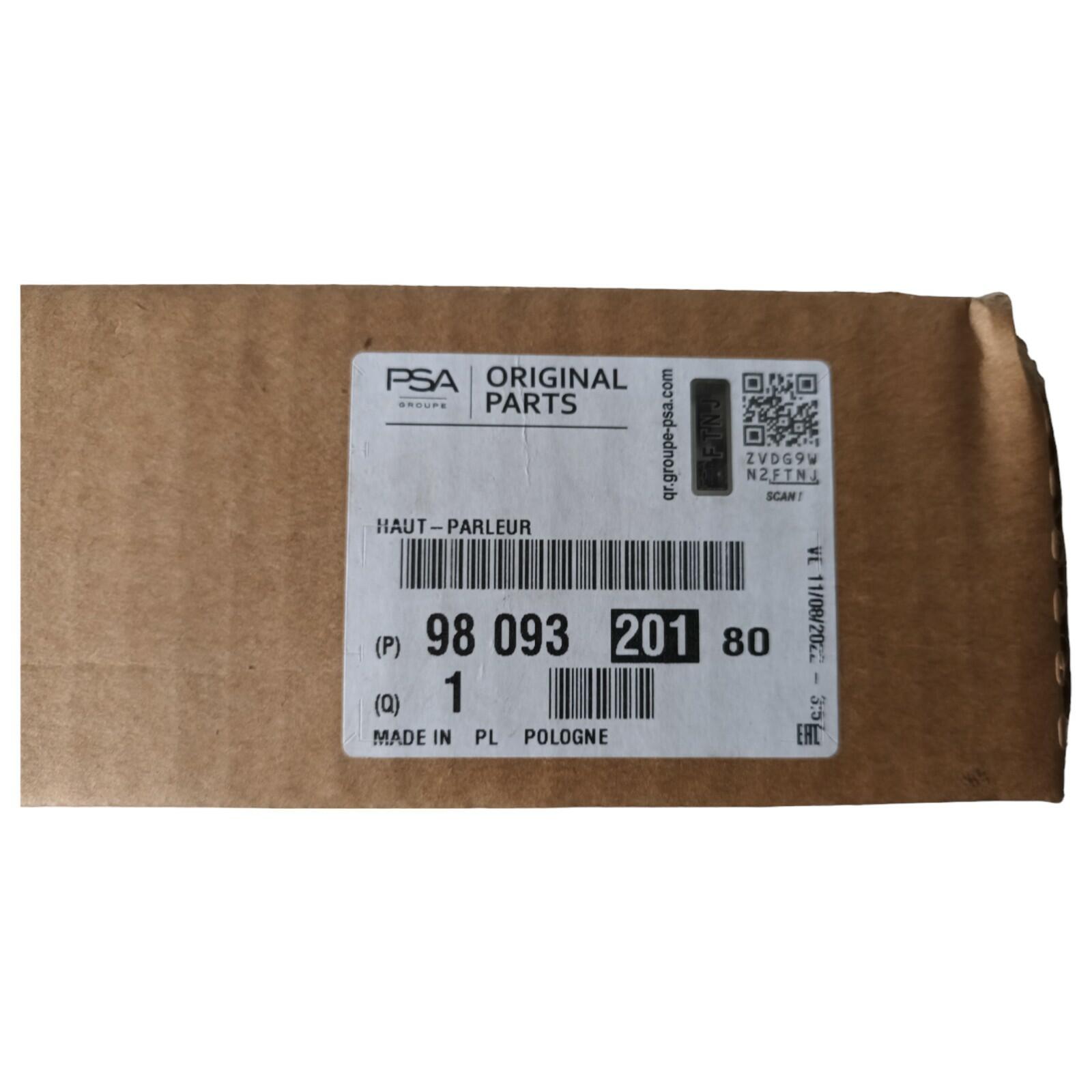 Direct-fit Peugeot 508 Speaker NEW GENUINE — part number 9809320180
