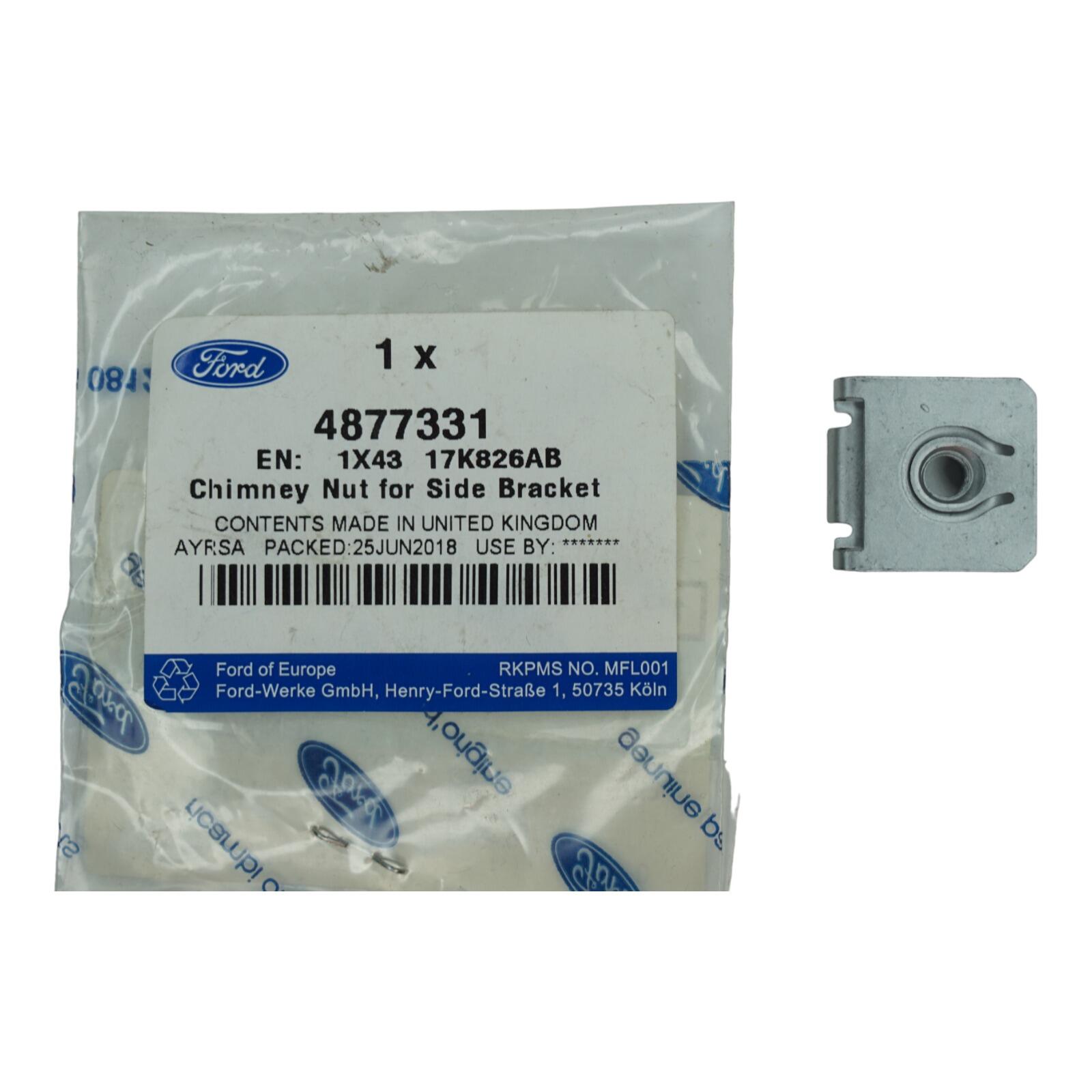 Genuine Ford Transit Front bumper retainer nut 4877331