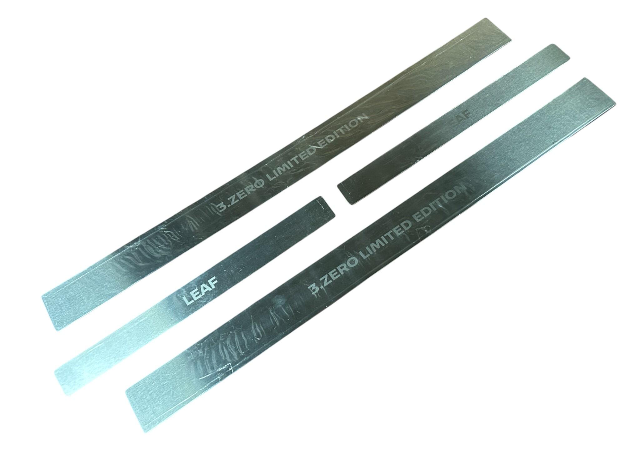 Genuine Nissan LEAF 3 Zero limited edition entry guards 9999855014