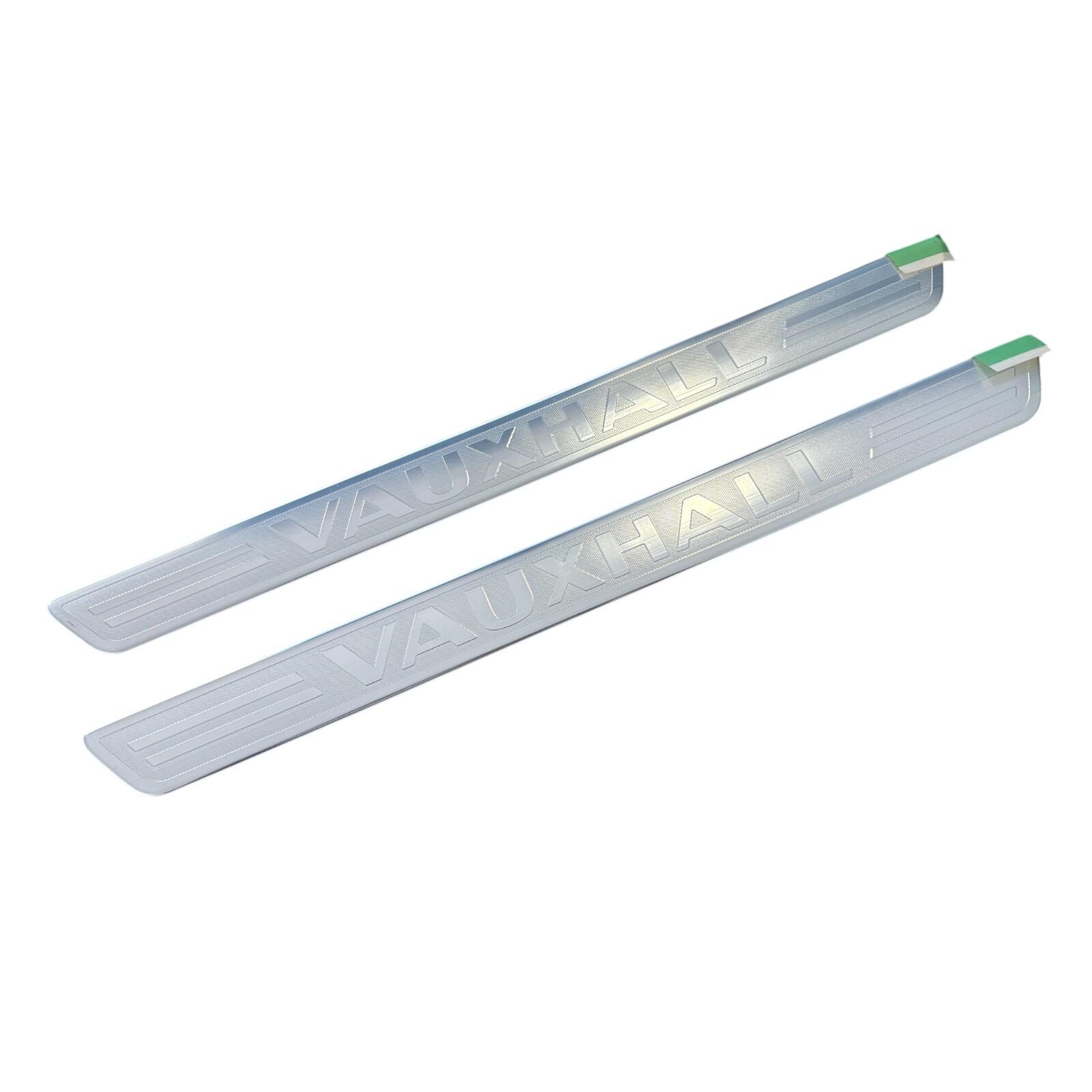 Genuine Vauxhall Zafira C Front sill cover set (brushed steel) 13318265