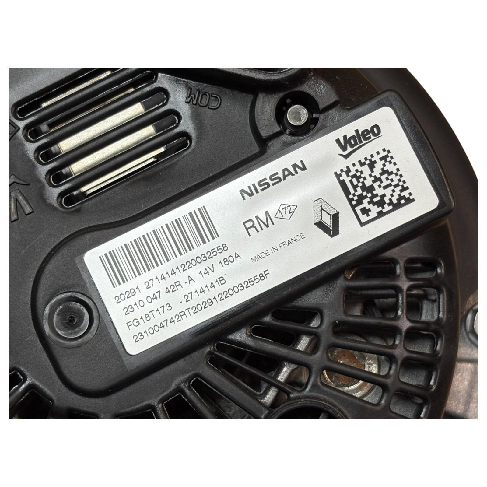 Genuine Nissan X-Trail (T32) R9N Alternator 14V 180A 231004742R 231000
