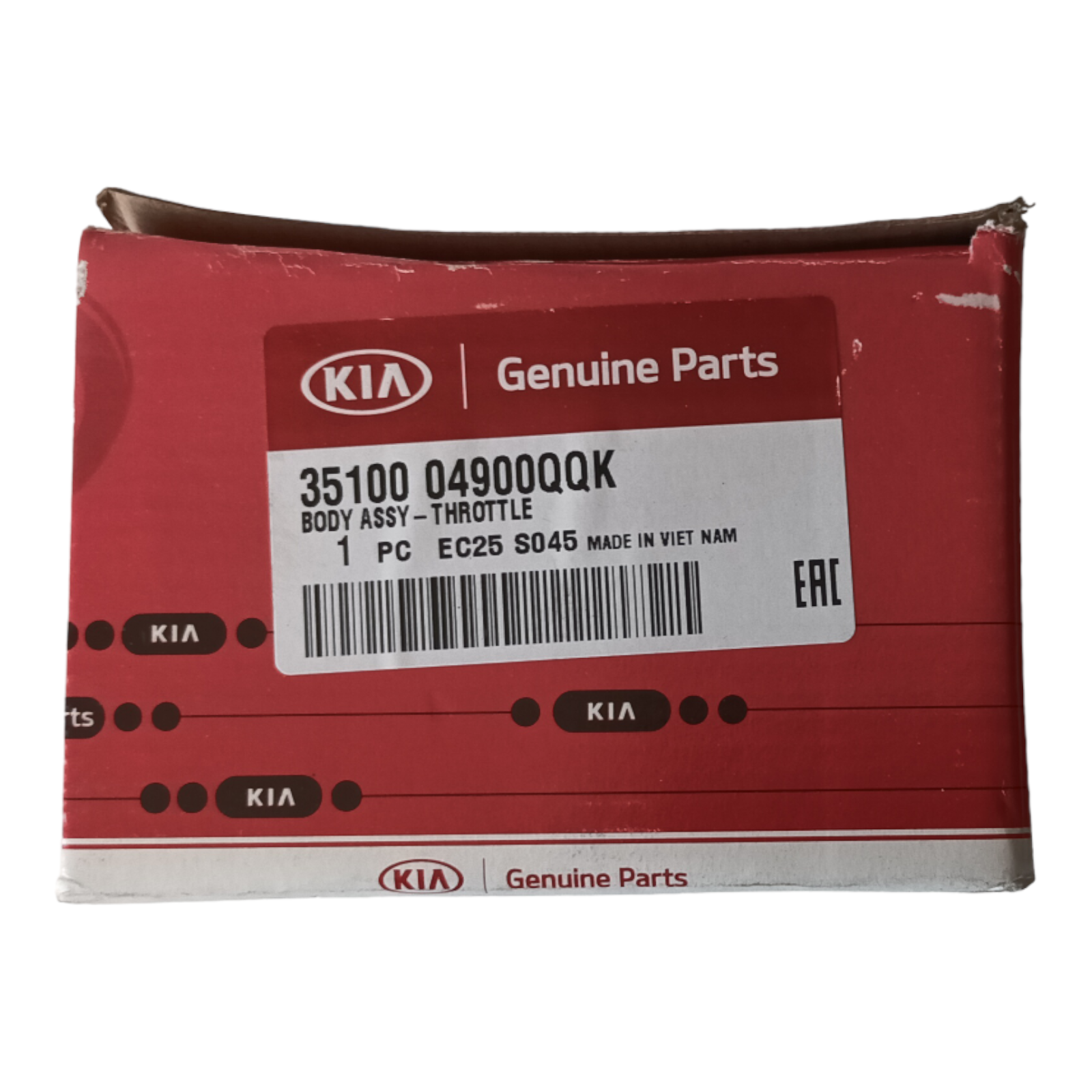 Genuine Kia Picanto Throttle Body Assembly 3510004900QQK