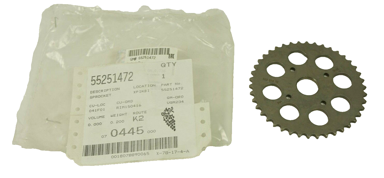 Genuine Vauxhall Camshaft Sprocket 55251472