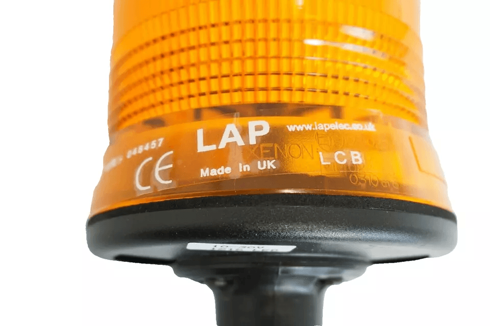 Genuine LAP Electrical 10 - 30V Amber LED Compact Beacon LCB030