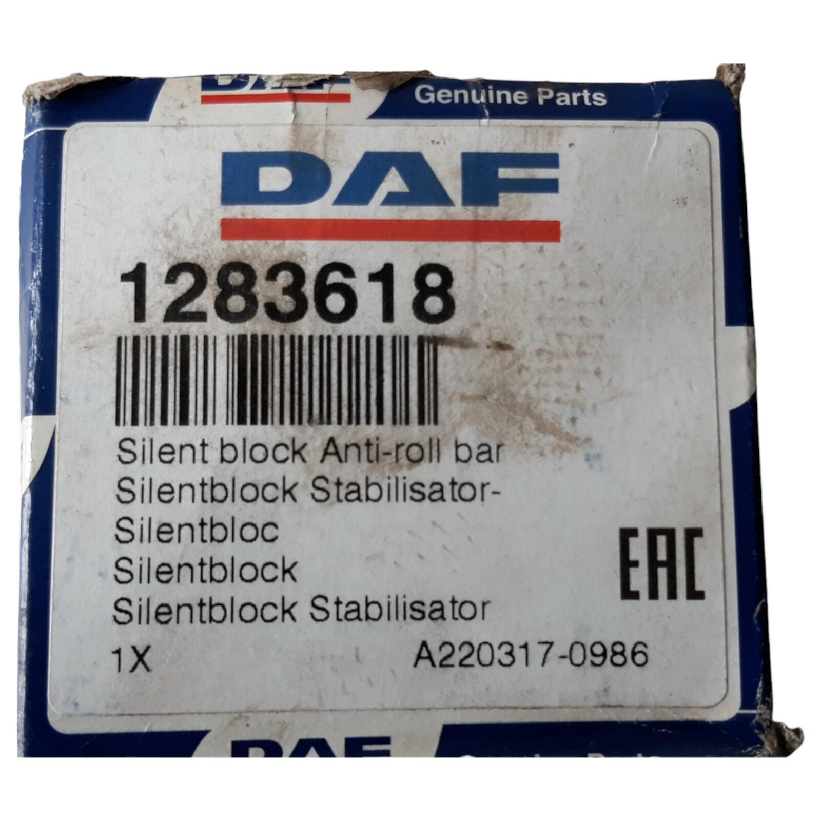 Genuine DAF STABILIZER BUSH SILENT BLOCK 1283618 – VIN Required | Genu