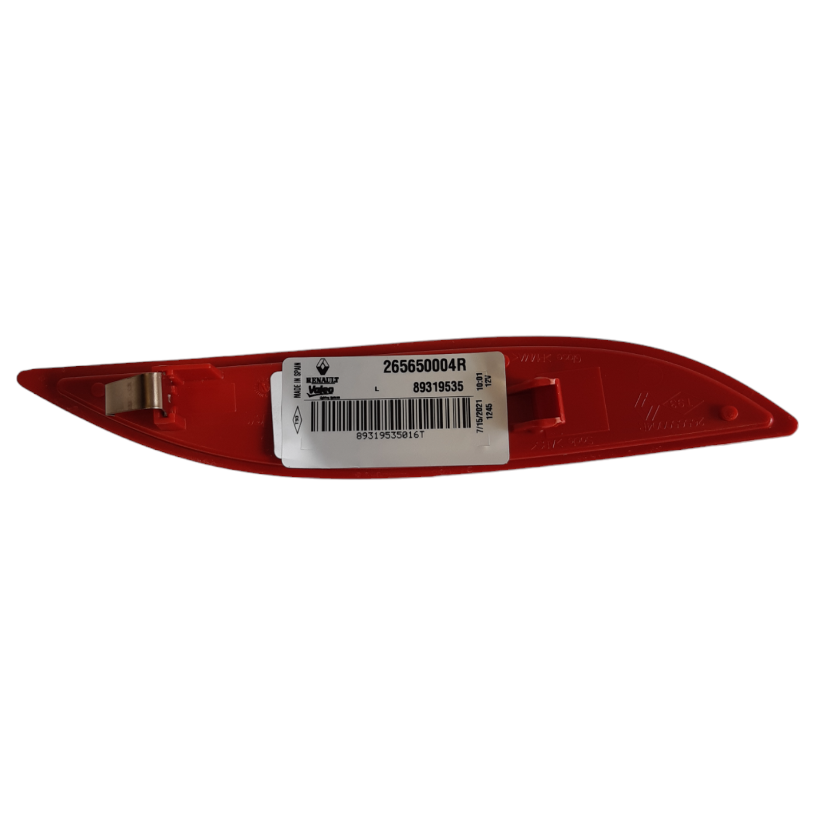 Genuine Renault Megane 3 LH NS Rear bumper reflector 265650004R