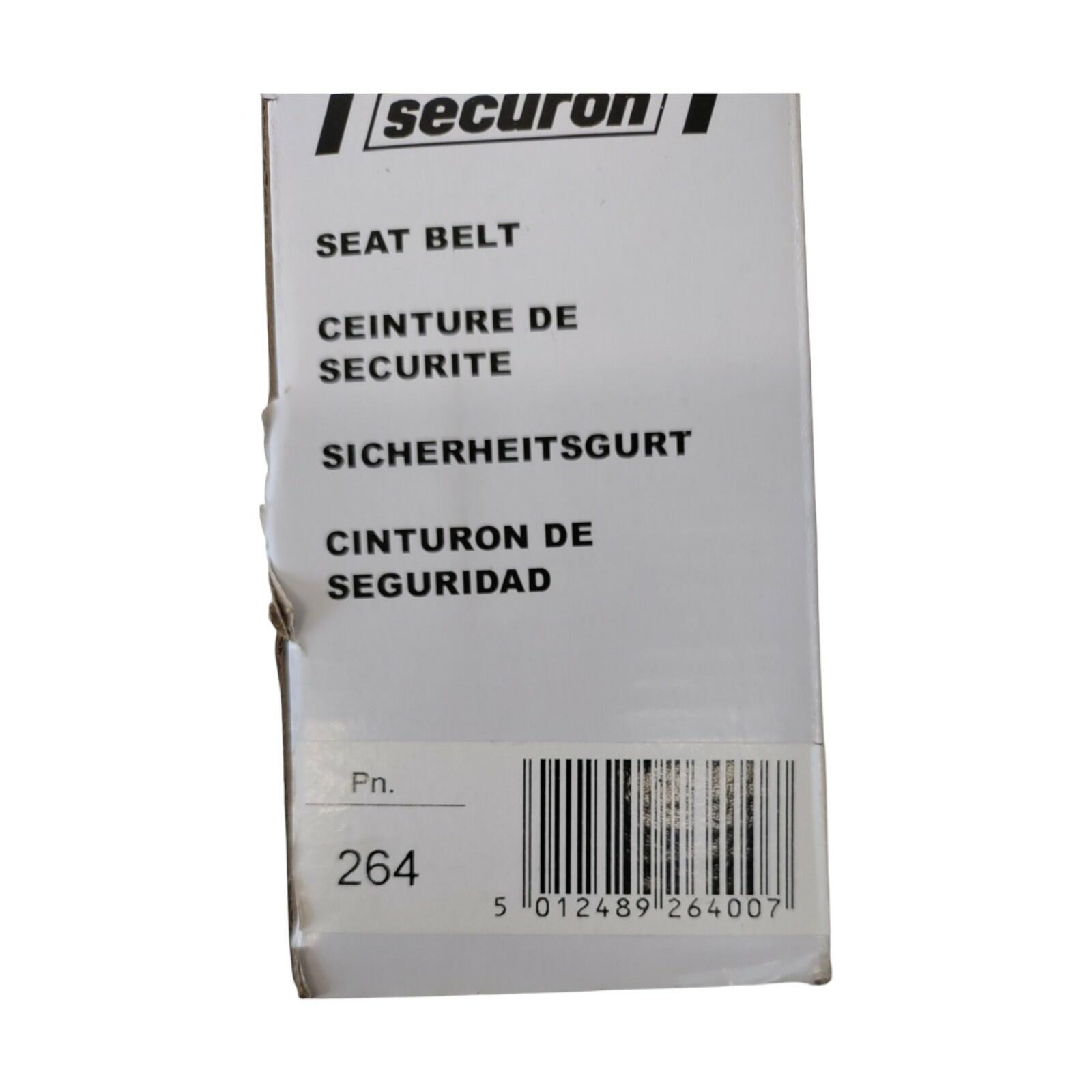 Securon Lap & diagonal seat belt assembly kit (black) 264