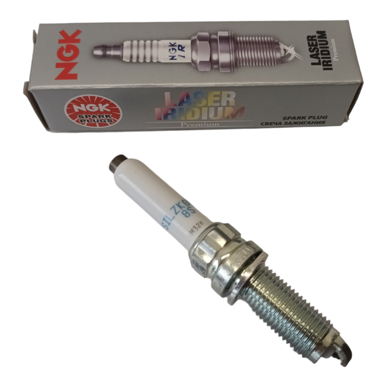 NGK FOUR ( x4 ) GENUINE NGK SPARK PLUGS SILZKGR8B8S / 94201 – VIN Requ