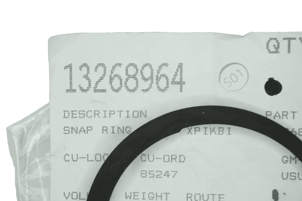 Genuine Vauxhall Meriva B Mokka 82.5mm Wheel Bearing Snap Ring 13268964