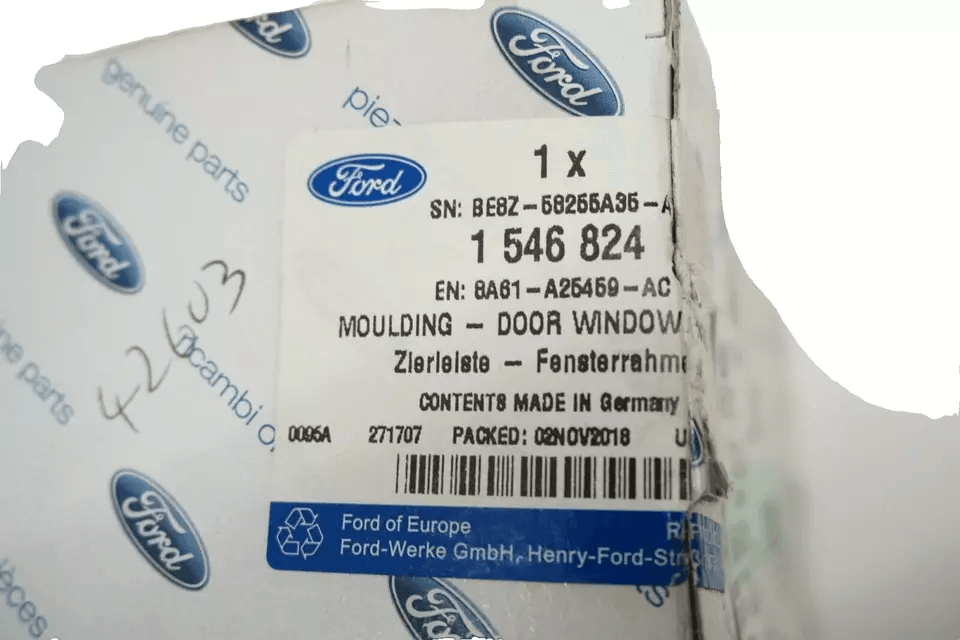 Ford Fiesta CB1 / CCN | LH Front Door Window Frame Moulding