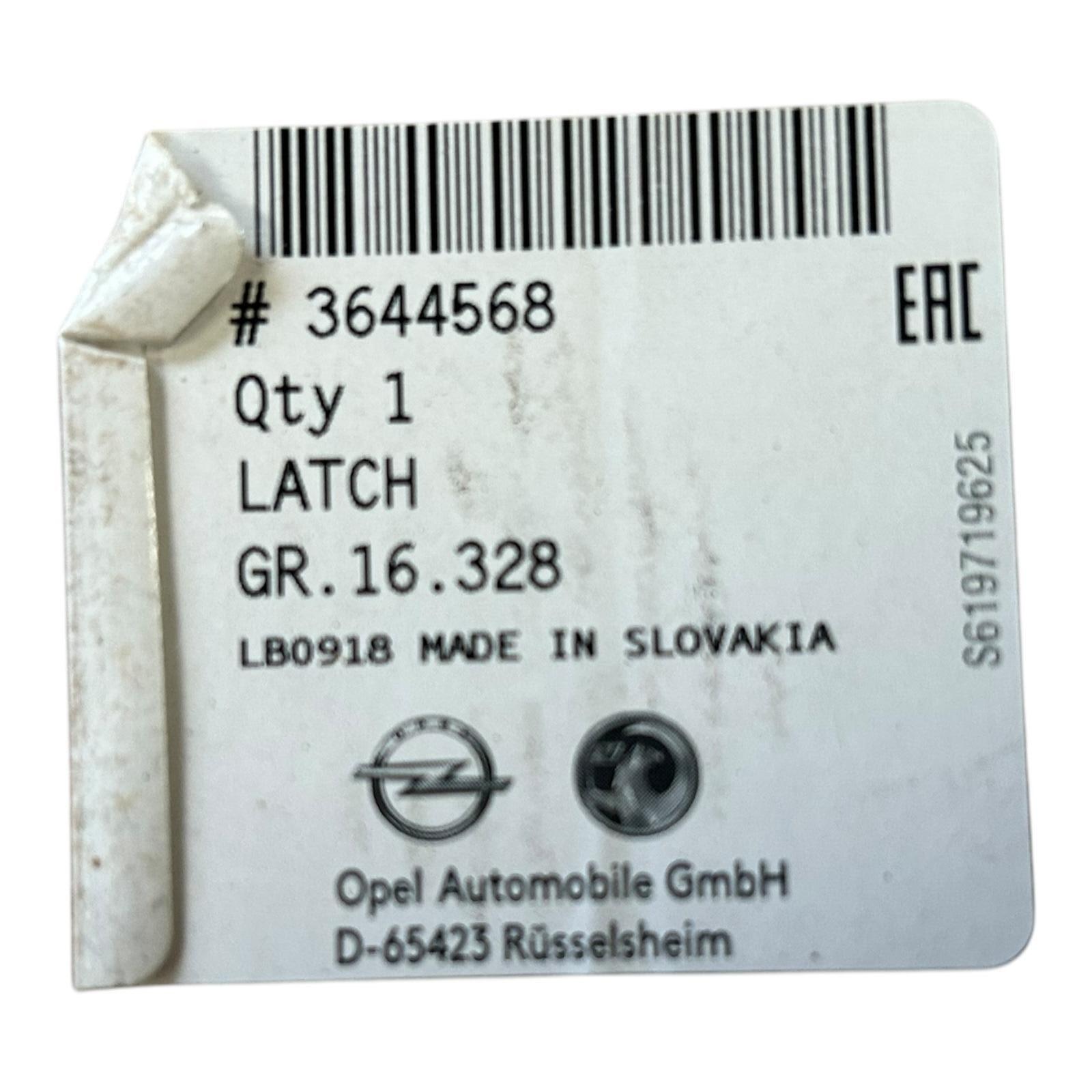 Genuine Vauxhall X Hatchback lock latch 3644568 – VIN Required | Genui