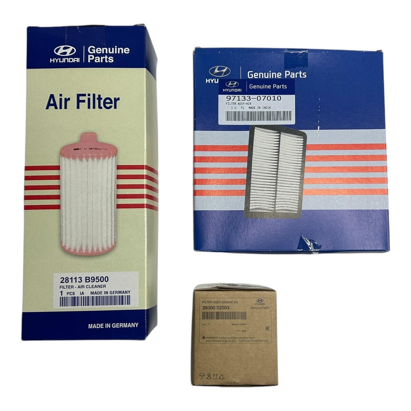 Genuine Hyundai i10 (17) Service kit (air, fuel and pollen filter) SK15B032