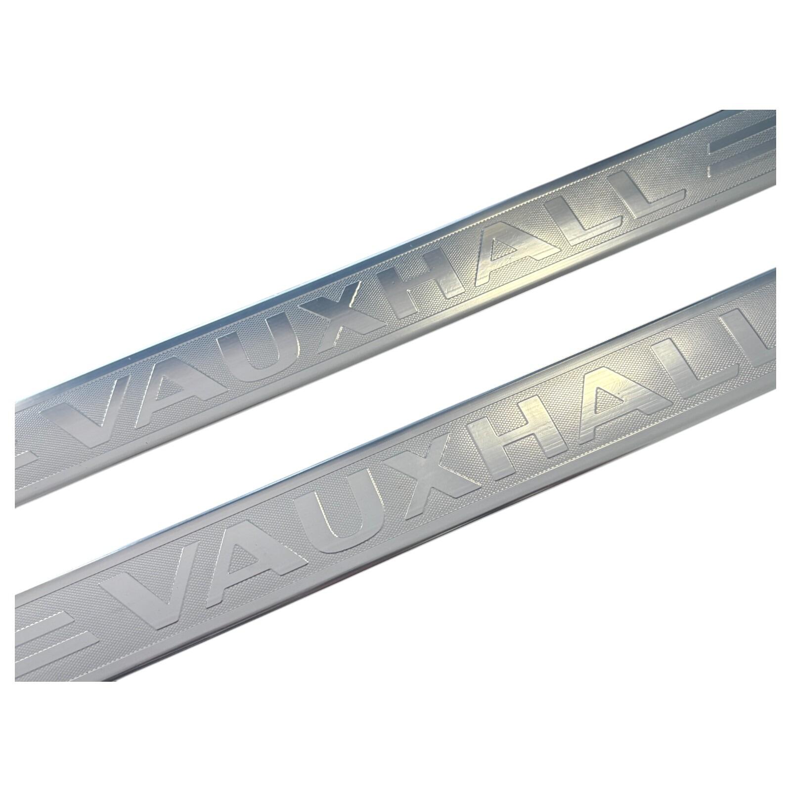 Genuine Vauxhall Zafira C Front sill cover set (brushed steel) 13318265