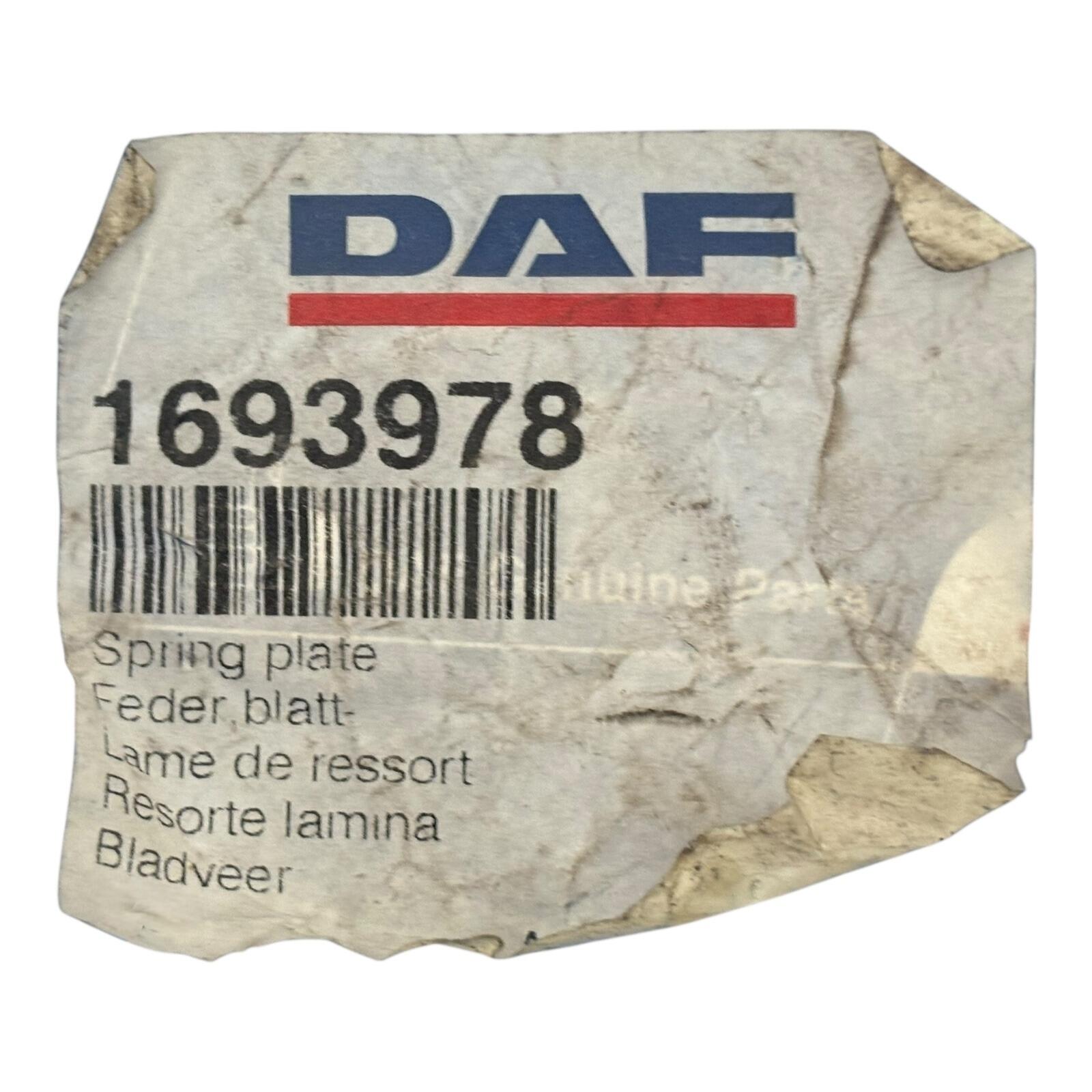 Genuine DAF Brand New Genuine DAF Spring Plate 1693978 – VIN Required