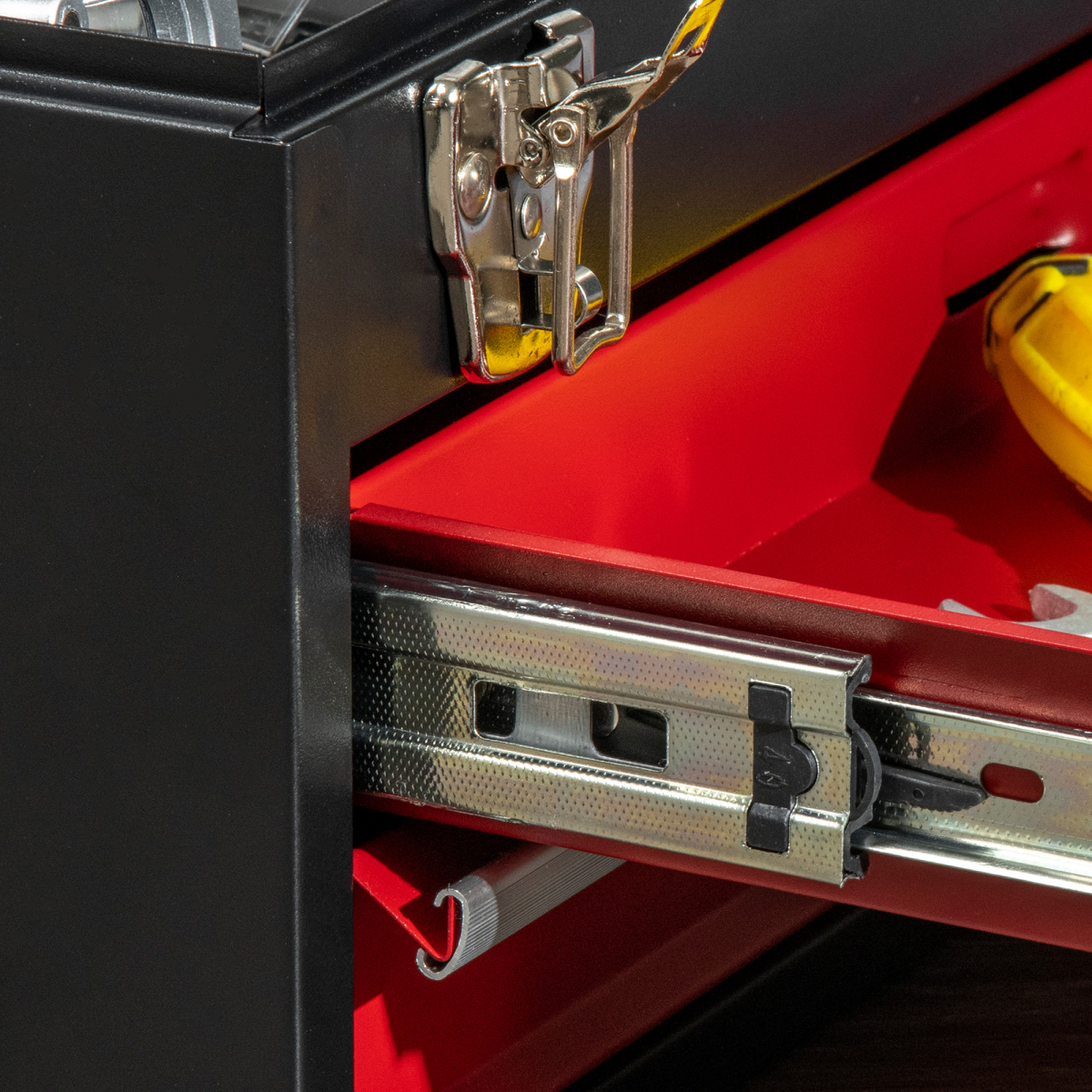 2 Drawer Tool Chest Lockable Tool Box w/ Ball Bearing Runners ...