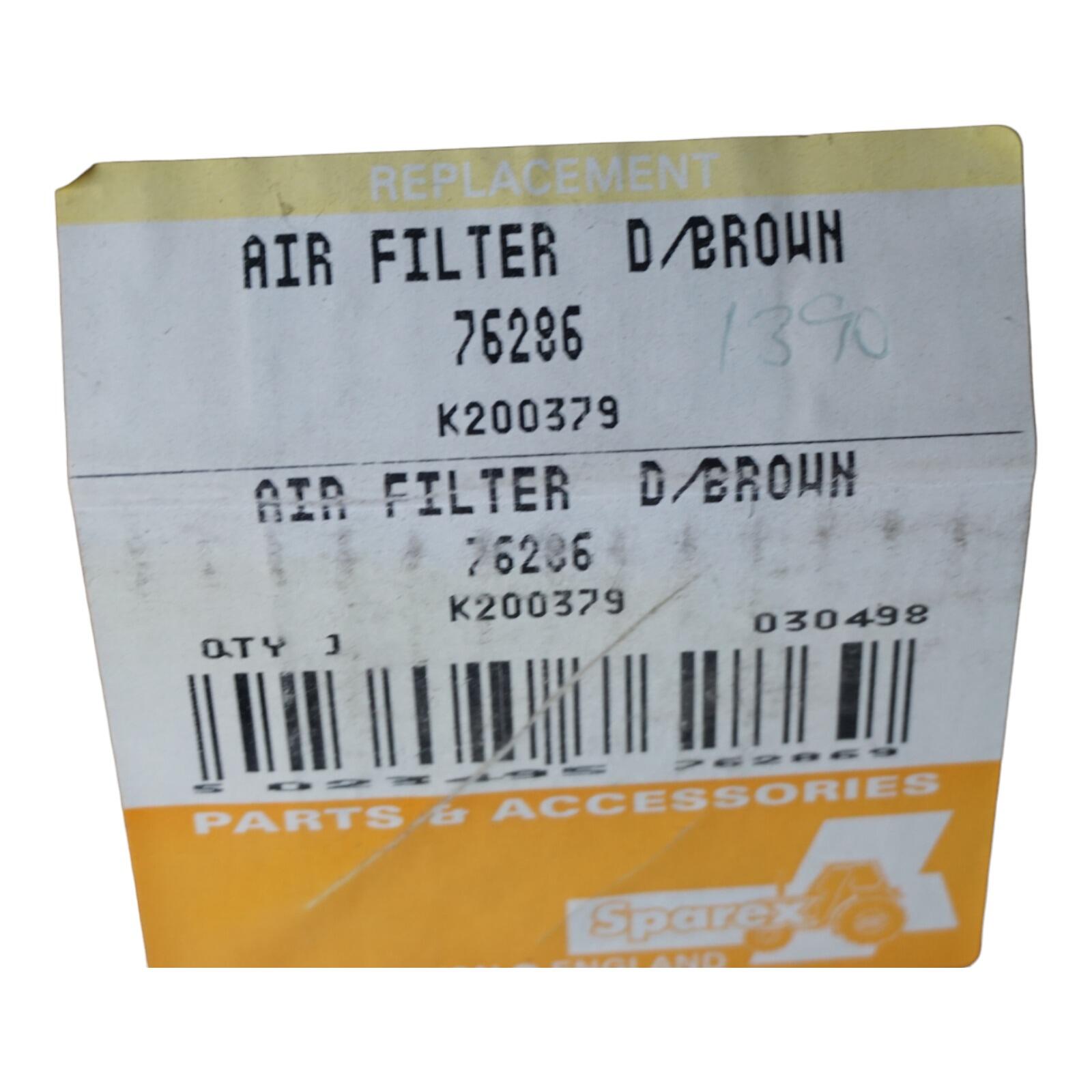 Sparex Air Filter fits David Brown 76286