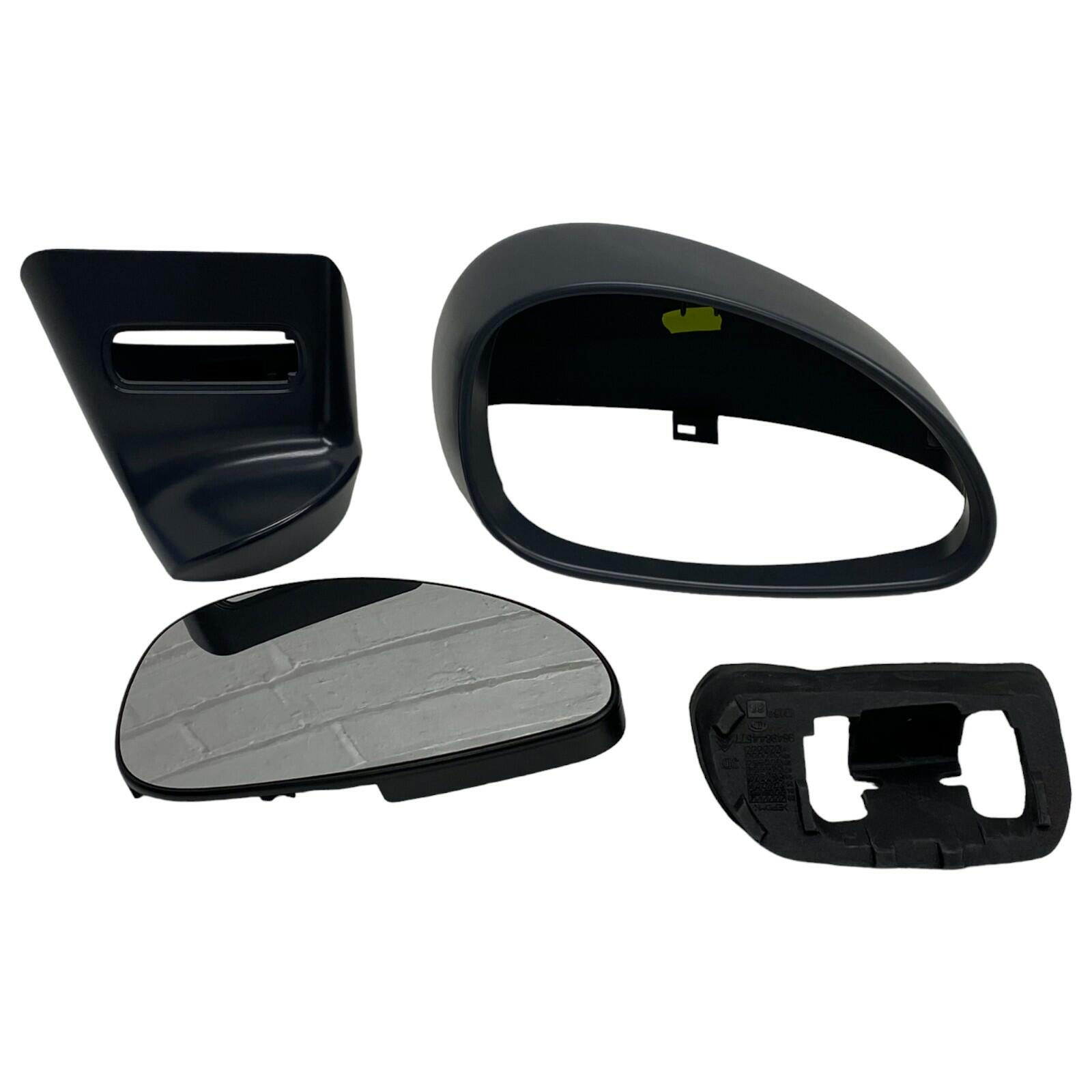 Genuine PSA Citroen C4 RH OS Wing mirror glass & cover 8149ZV