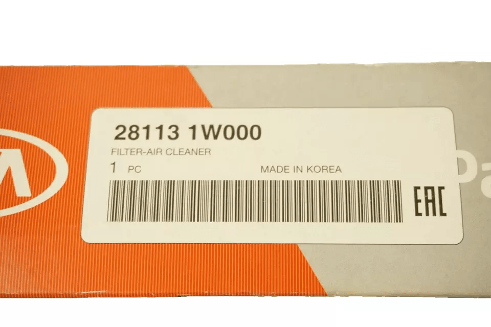 Genuine KIA Rio (12) Air filter 281131W000