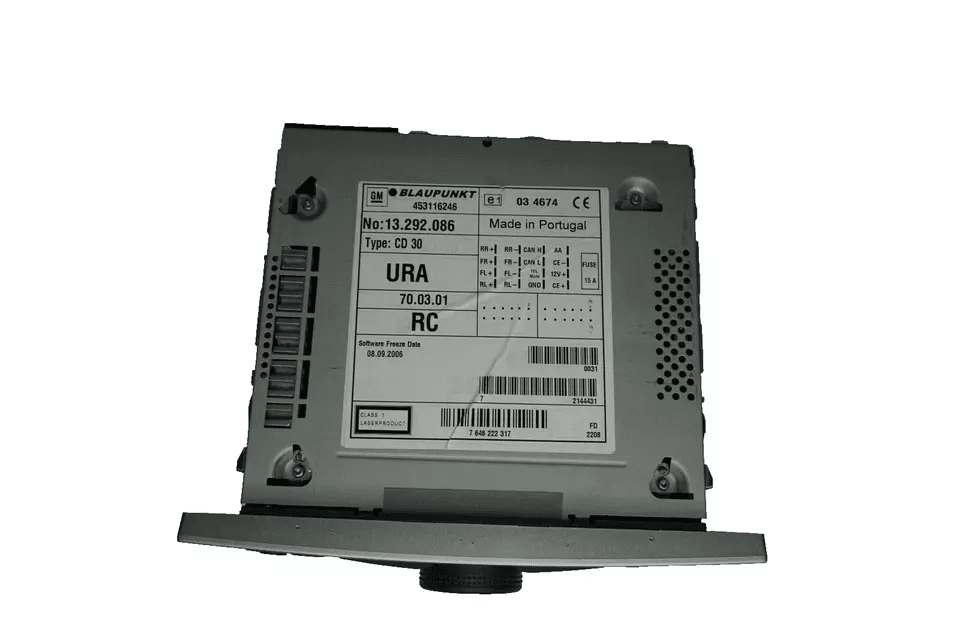 Genuine Vauxhall Matte Chrome CD30 Compact Disc Radio Head Unit 13292086