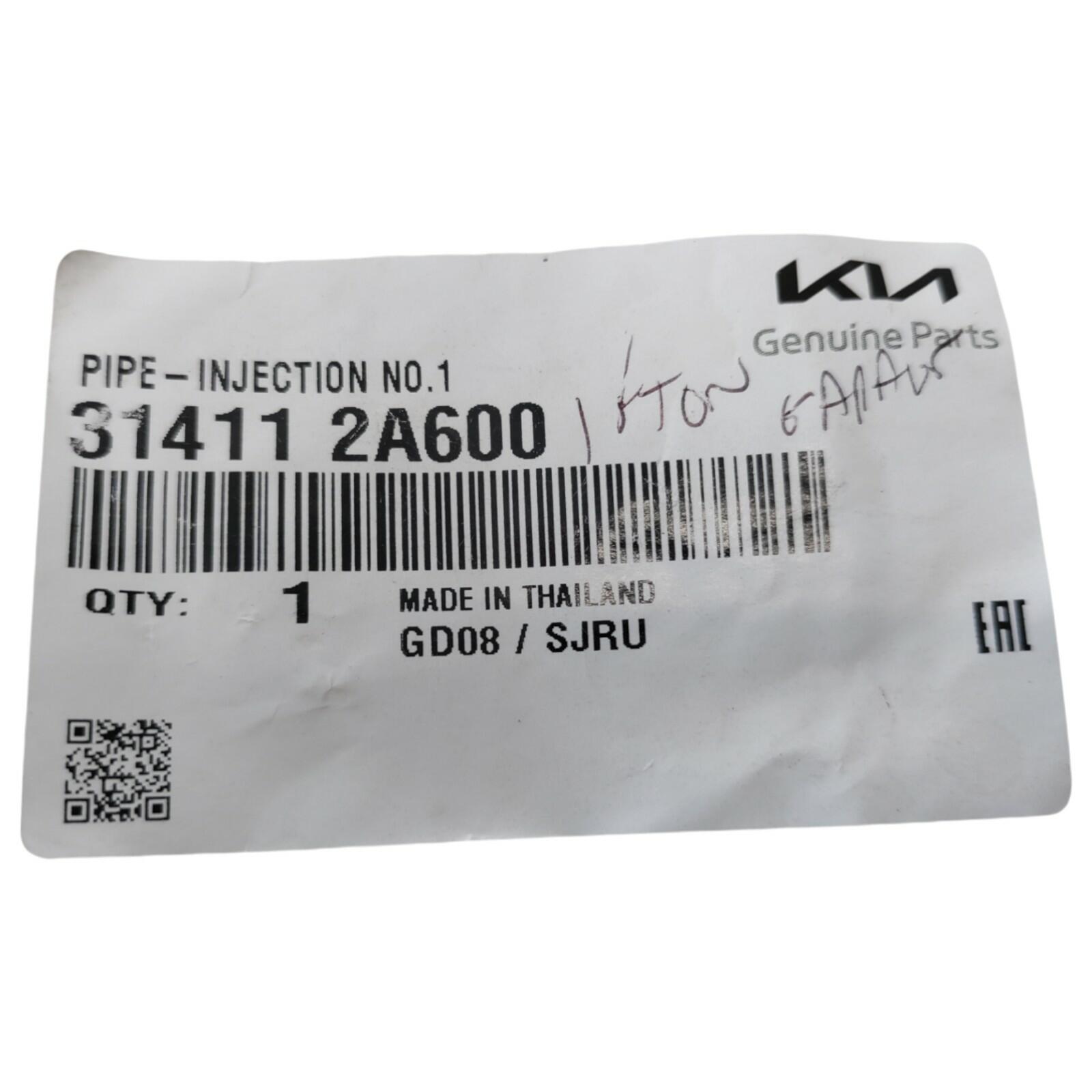 Genuine Hyundai KIA Fuel Injection Pipe No.1 314112A600 – VIN Required