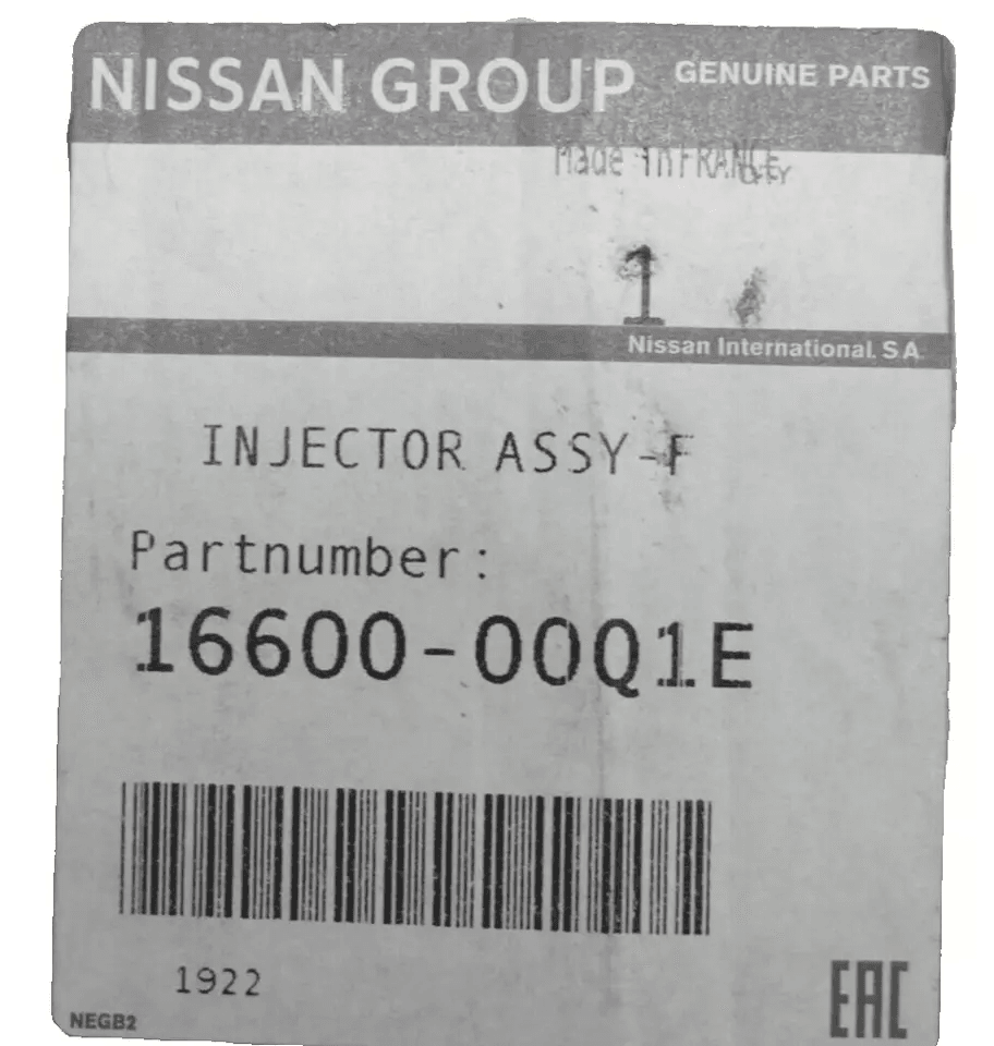Genuine Nissan Interstar X70 Fuel Injector Assembly 1660000Q1E